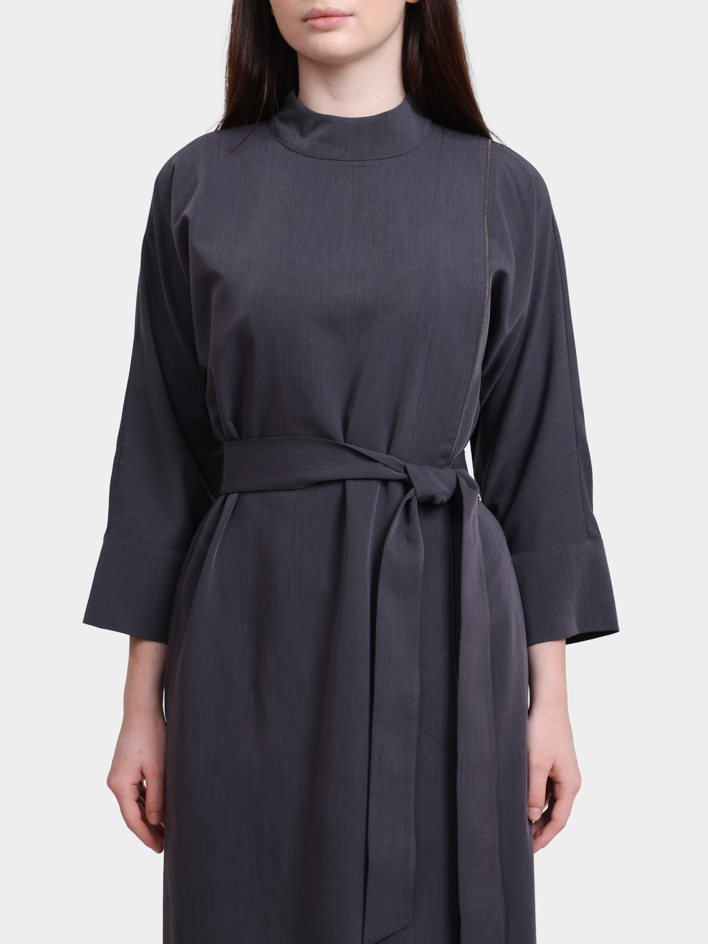 Платье Re Vera 56W-23-2123 темно-серое женское — купить в интернет-магазине Verdistore