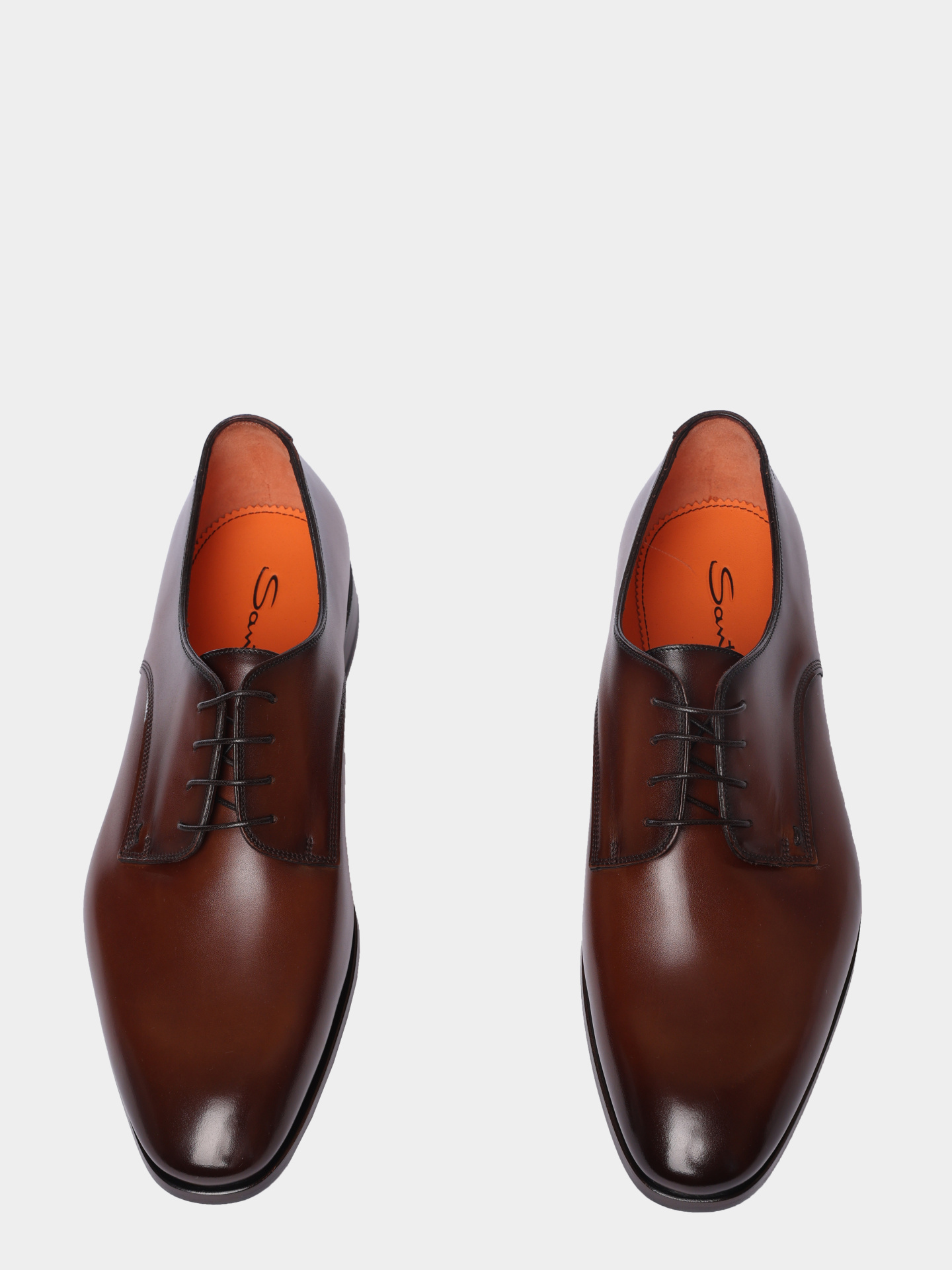 Дерби Santoni MCAG19026JJ6BNTGT50 кожаные мужские — купить в интернет-магазине Verdistore