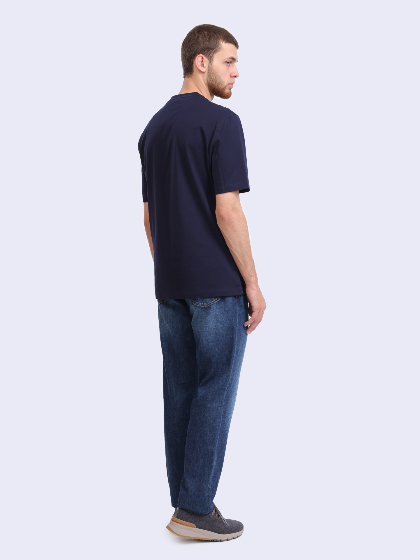 Джинсы Brunello Cucinelli ME645D3210 C1468 темно-синие мужские — купить в интернет-магазине Verdistore