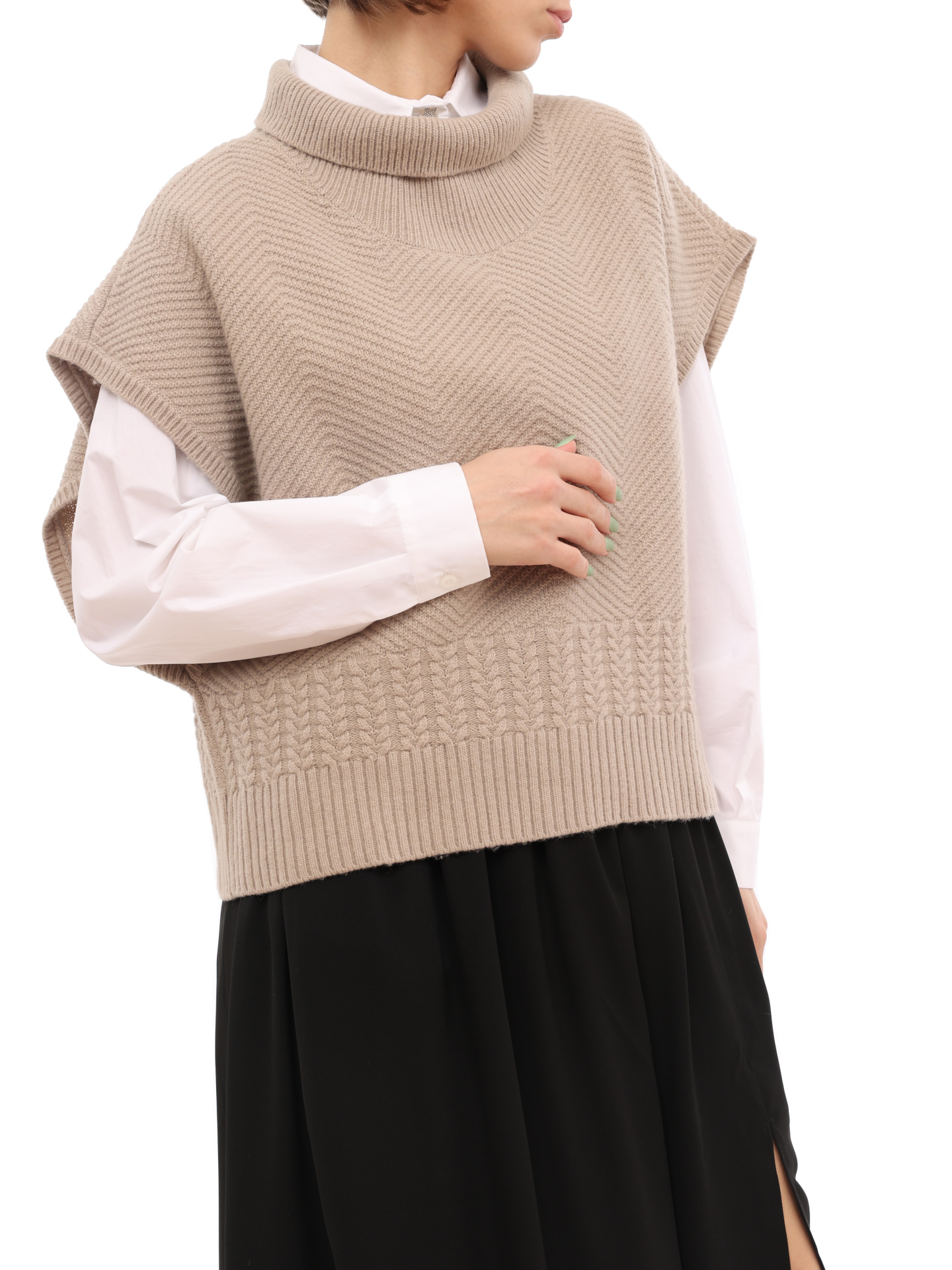 Джемпер Armani Exchange 6LYM1L YM1BZ 1768 бежевый женский из шерсти — купить в интернет-магазине Verdistore