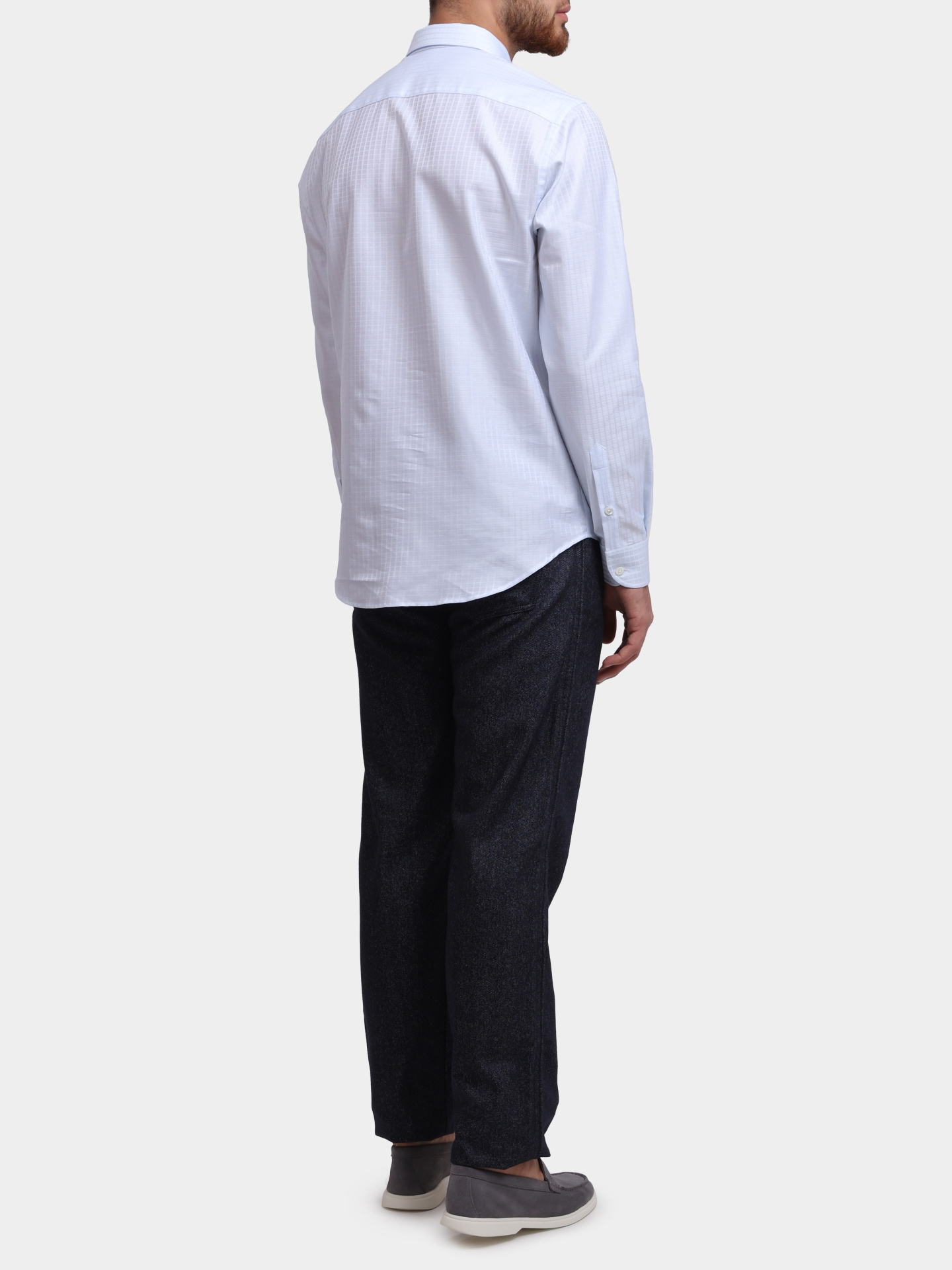 Рубашка Emporio Armani EM000099 TE16909 F9008 хлопковая мужская — купить в интернет-магазине Verdistore