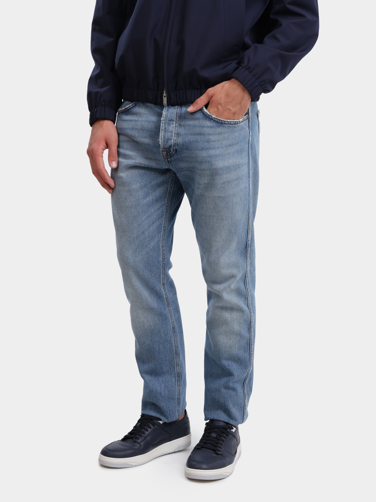 Джинсы IONE 64250 800 голубые хлопковые — купить в интернет-магазине Verdistore