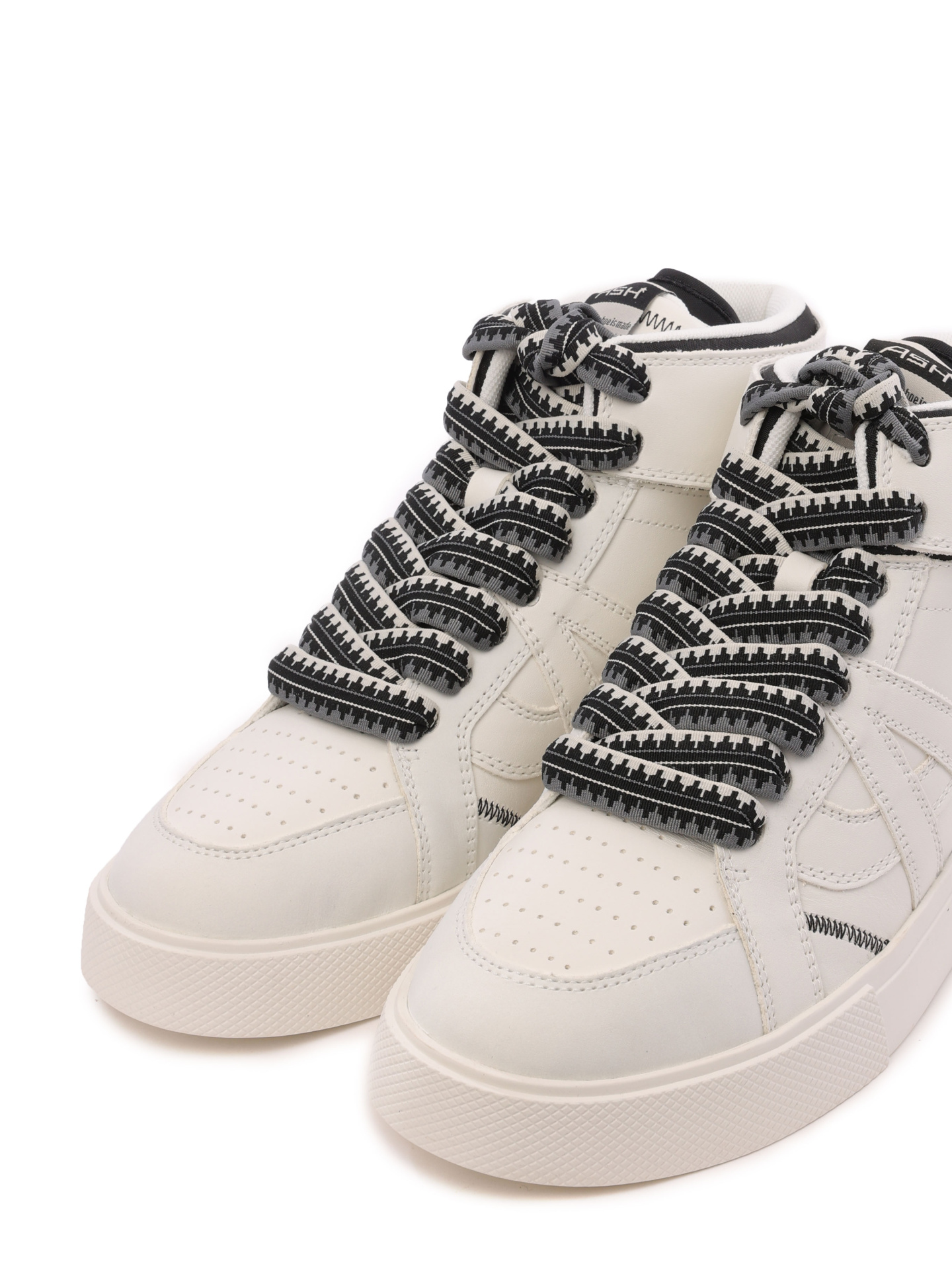 Кеды ASH 9AH.AH130617.T высокие женские с контрастными вставками — купить в интернет-магазине Verdistore