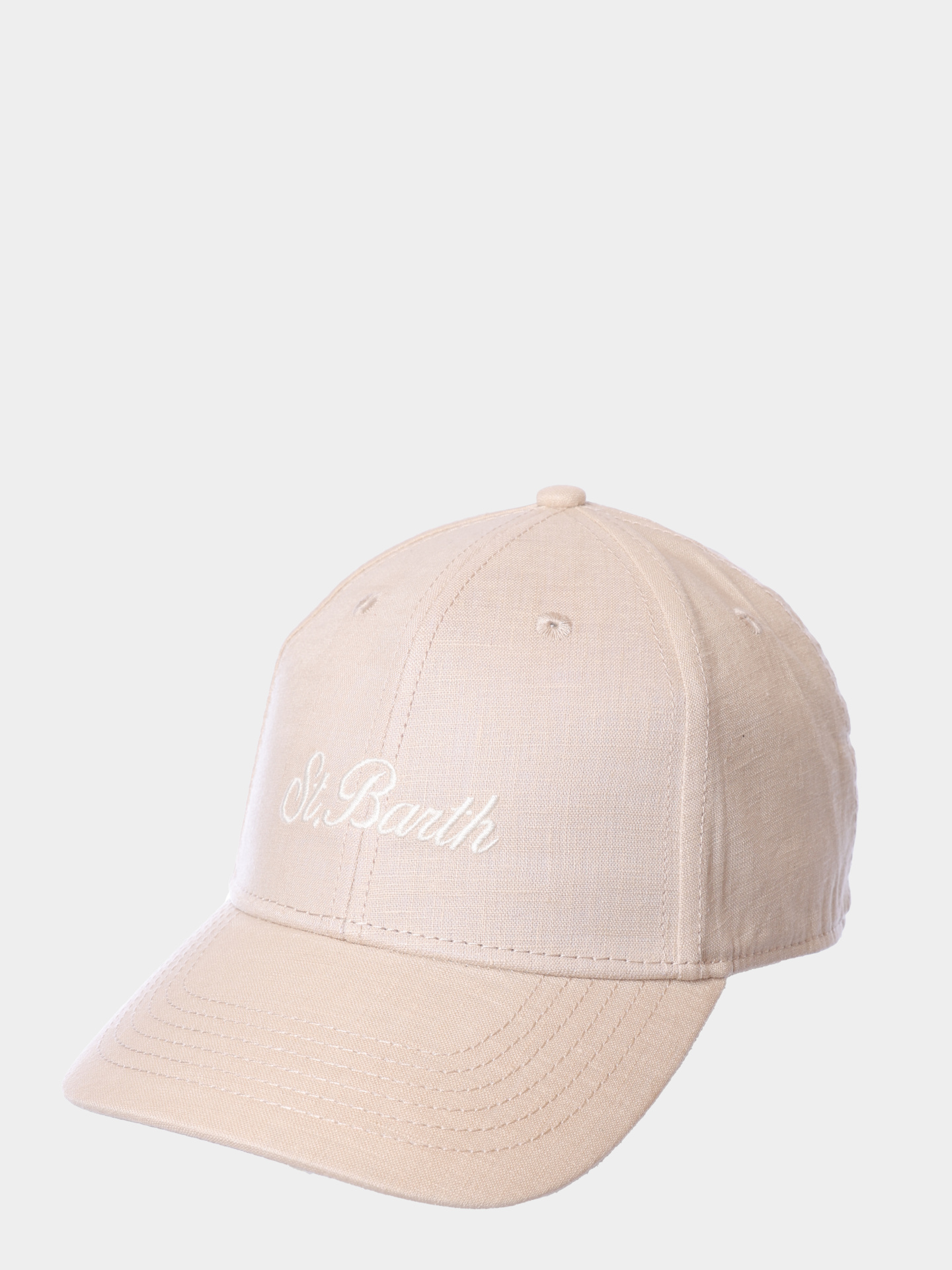 Бейсболка BASB0007 beige emb бежевая льняная — купить в интернет-магазине Verdistore
