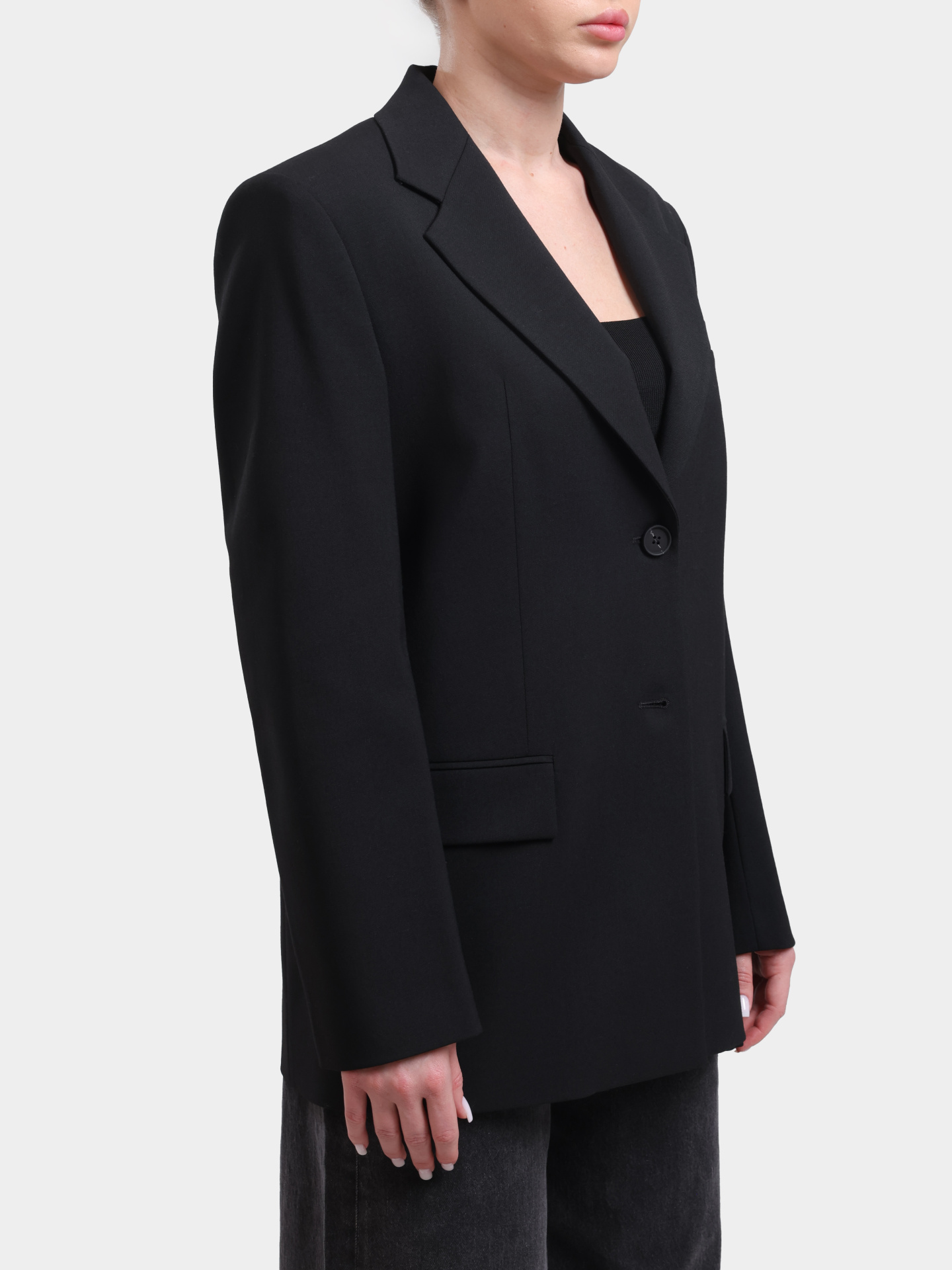 Пиджак A189800WFCP9XX черный женский — купить в интернет-магазине Verdistore