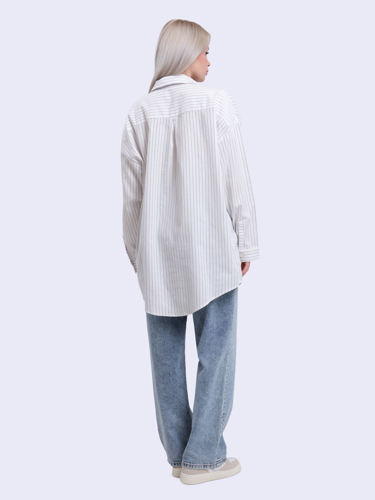 картинка Рубашка MAIA_SLEEP SHIRT 10267412 01 50531656 122 белая свободного кроя от магазина Verdistore