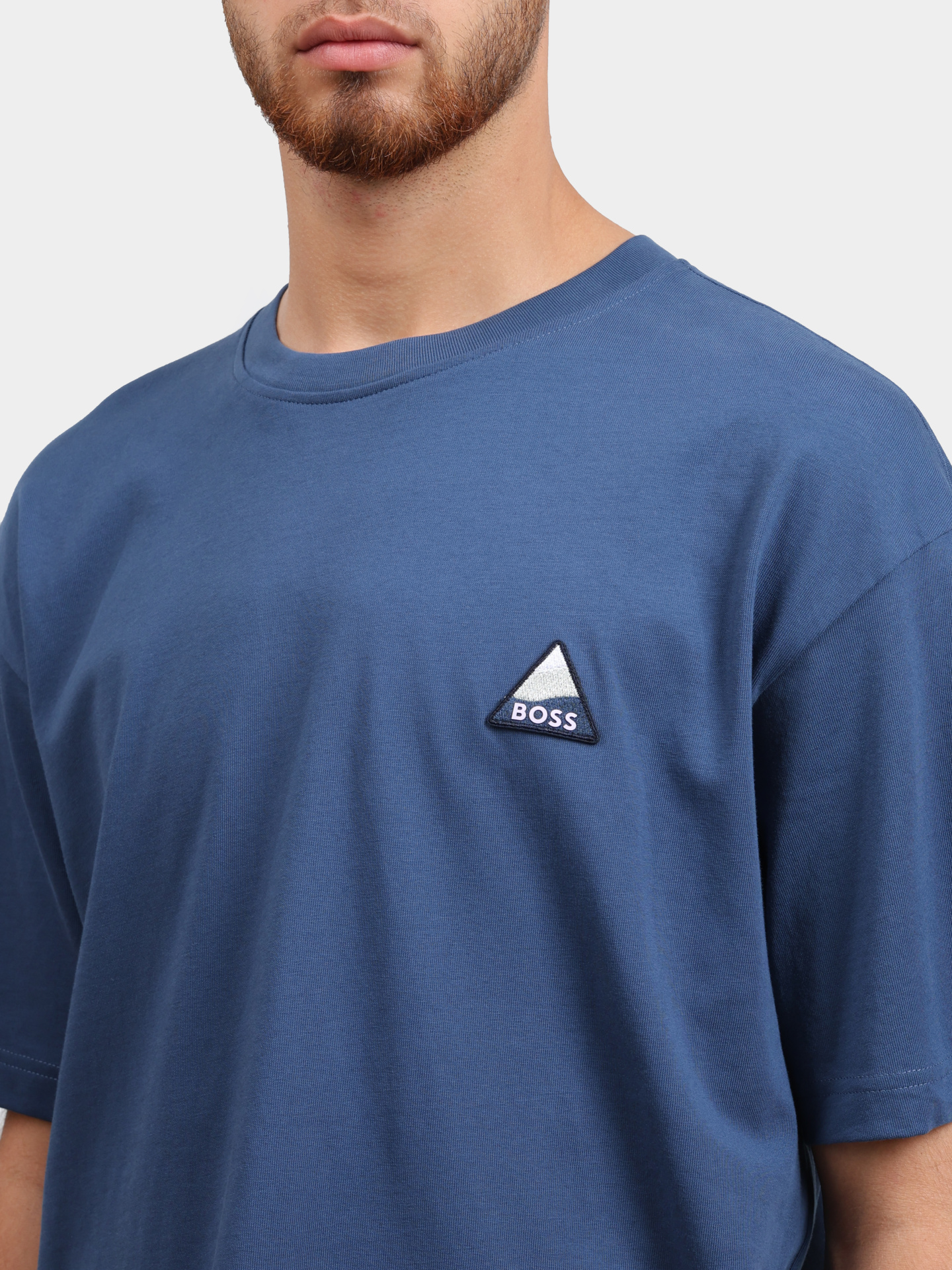 Футболка Boss 10260136 01 50539195 466 хлопковая мужская — купить в интернет-магазине Verdistore
