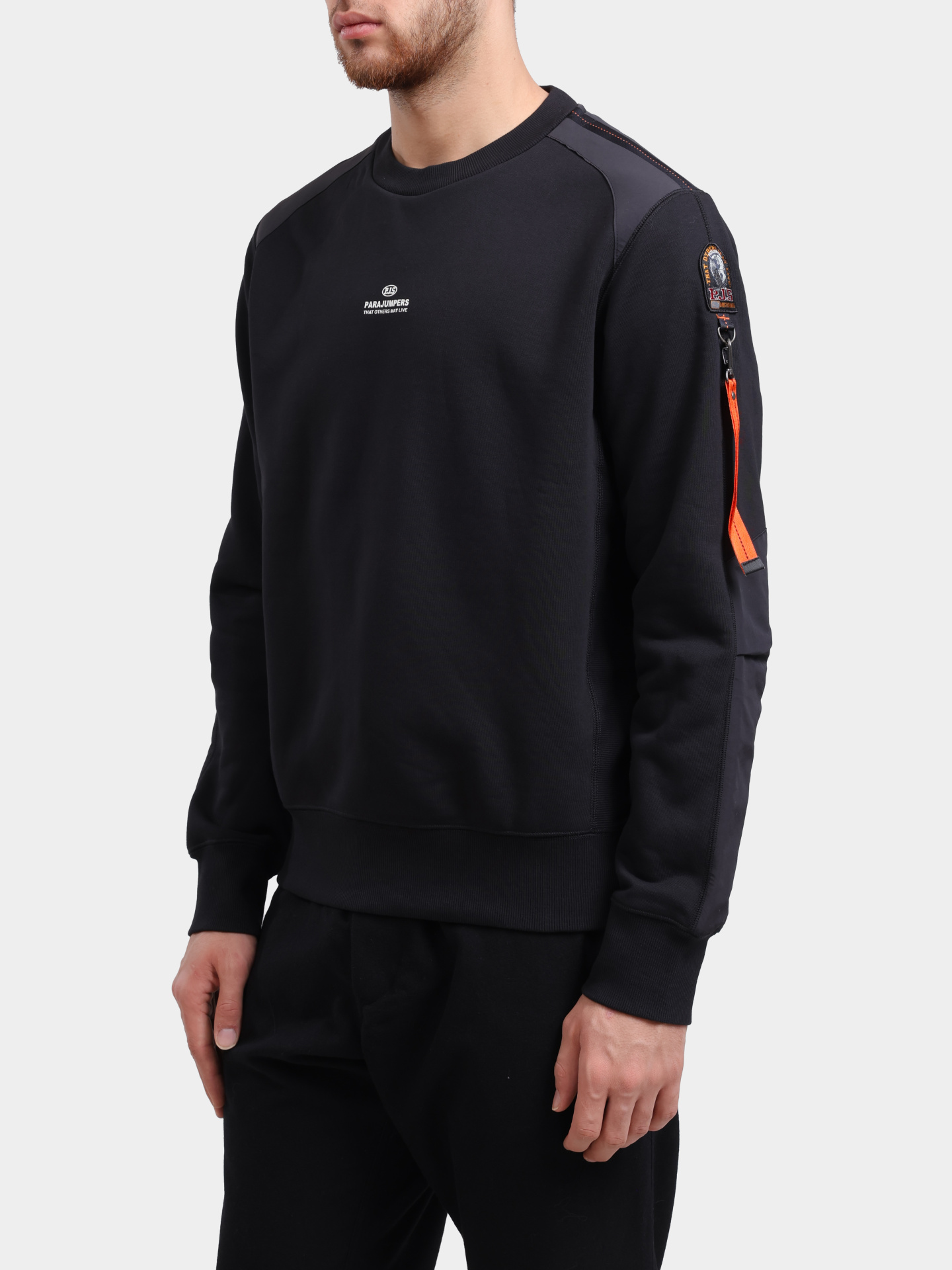 Толстовка Parajumpers SABRE BASIC мужская с логотипом — купить в интернет-магазине Verdistore