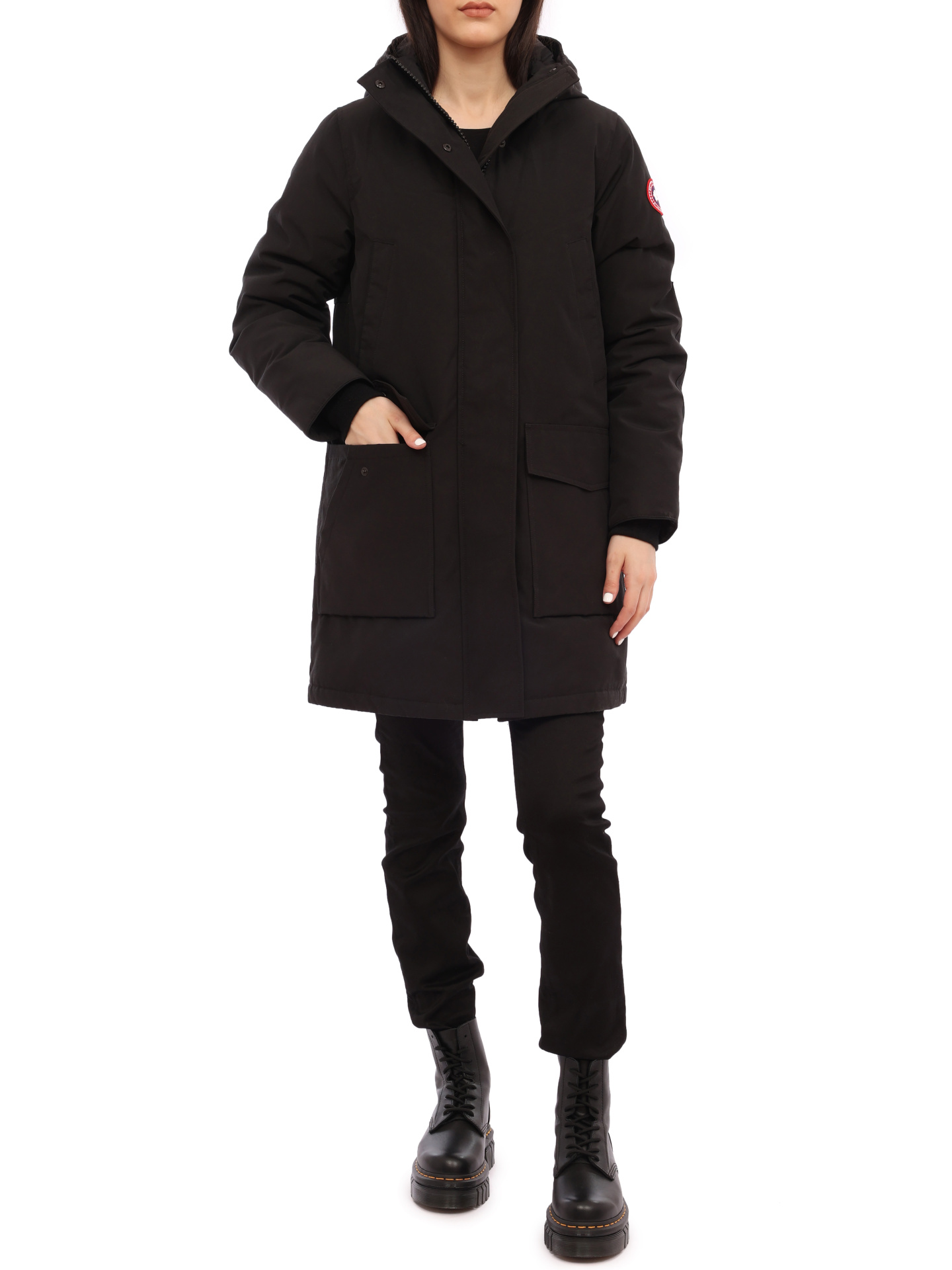 Парка Canada Goose 5807L женская с накладными карманами — купить в интернет-магазине Verdistore