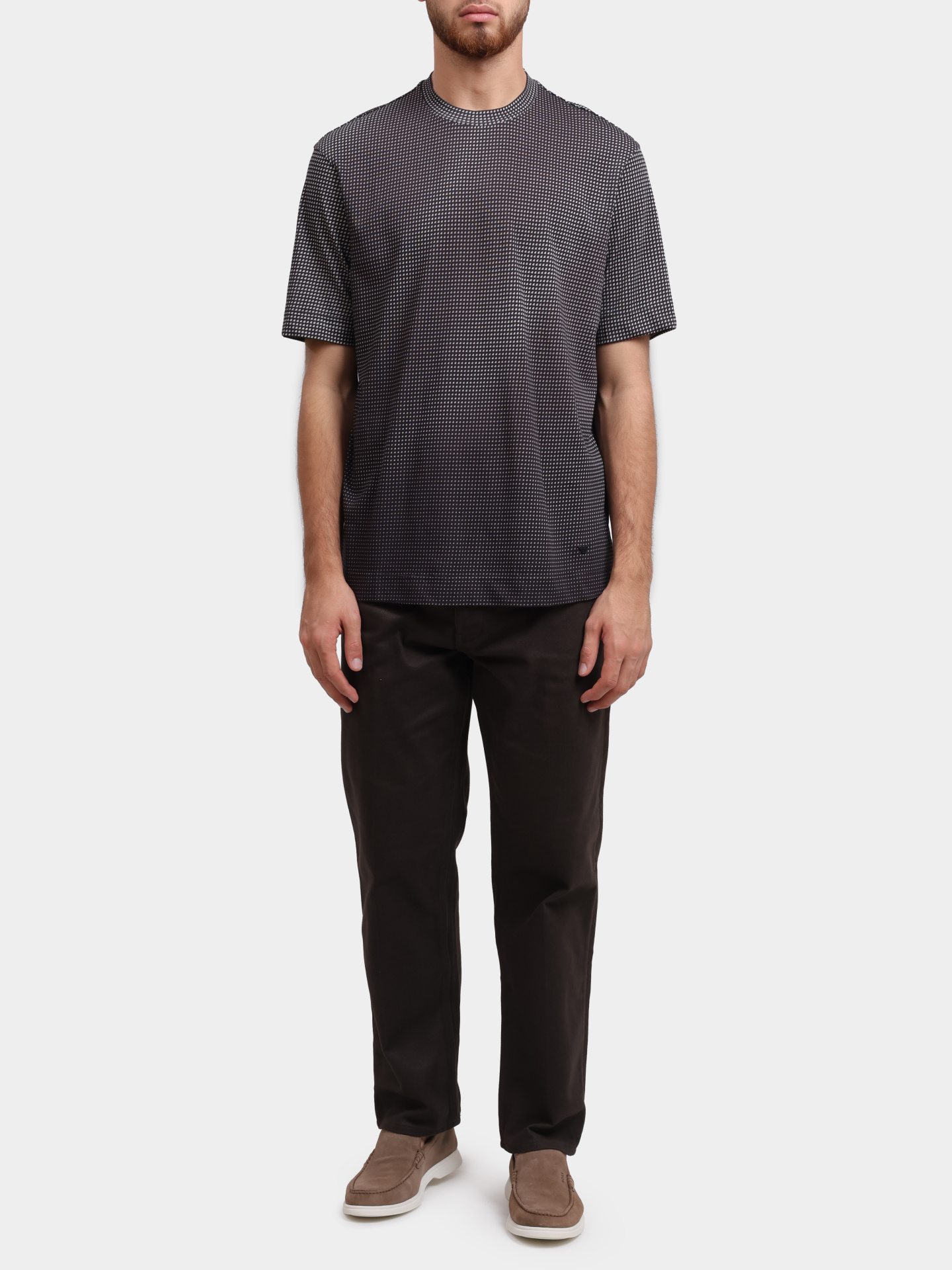 Футболка Emporio Armani EM002723 AF10761 FC201 хлопковая мужская — купить в интернет-магазине Verdistore