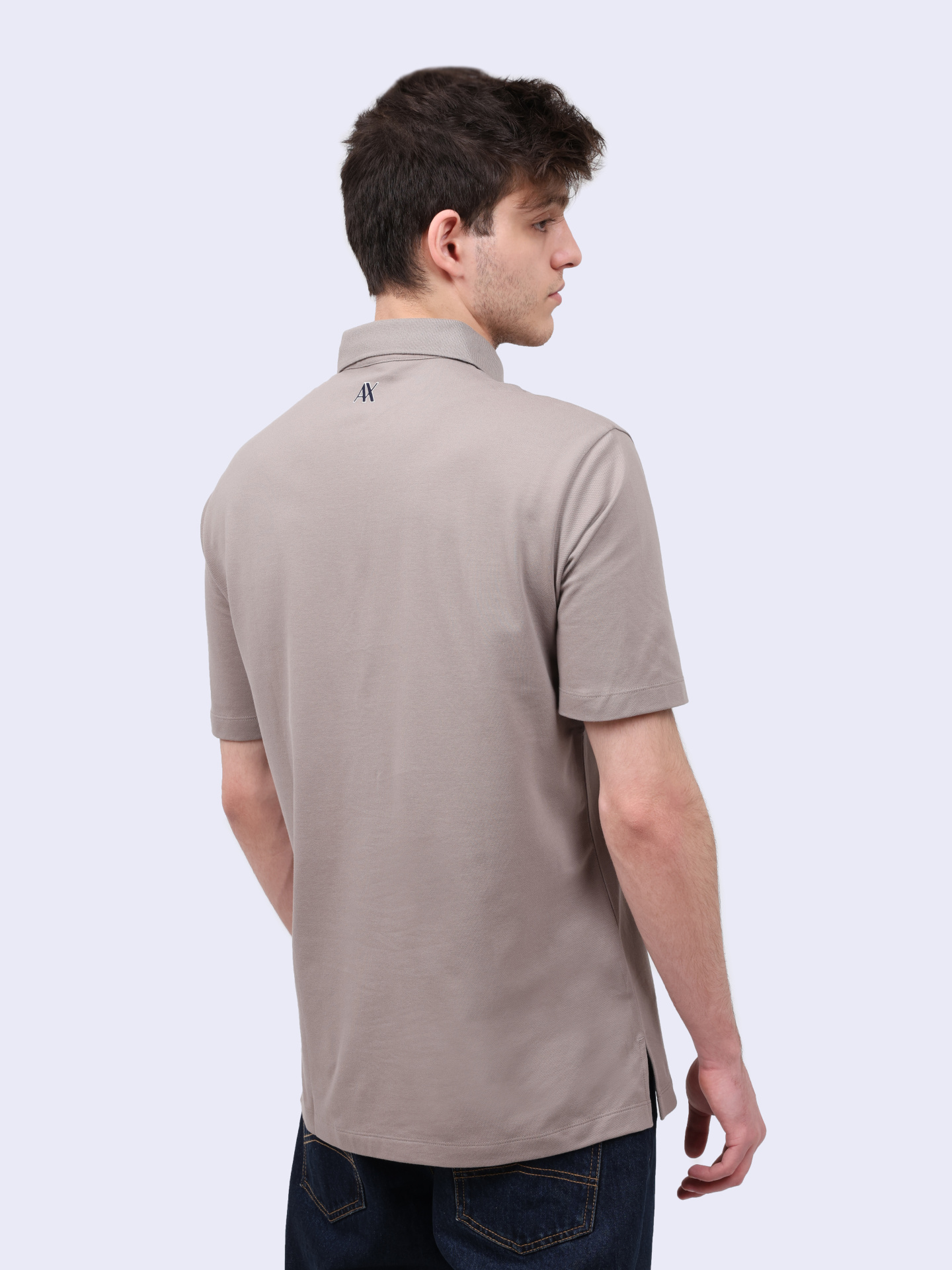 Поло Armani Exchange 6DZFJM ZJYCZ 17AC комбинированное мужское — купить в интернет-магазине Verdistore
