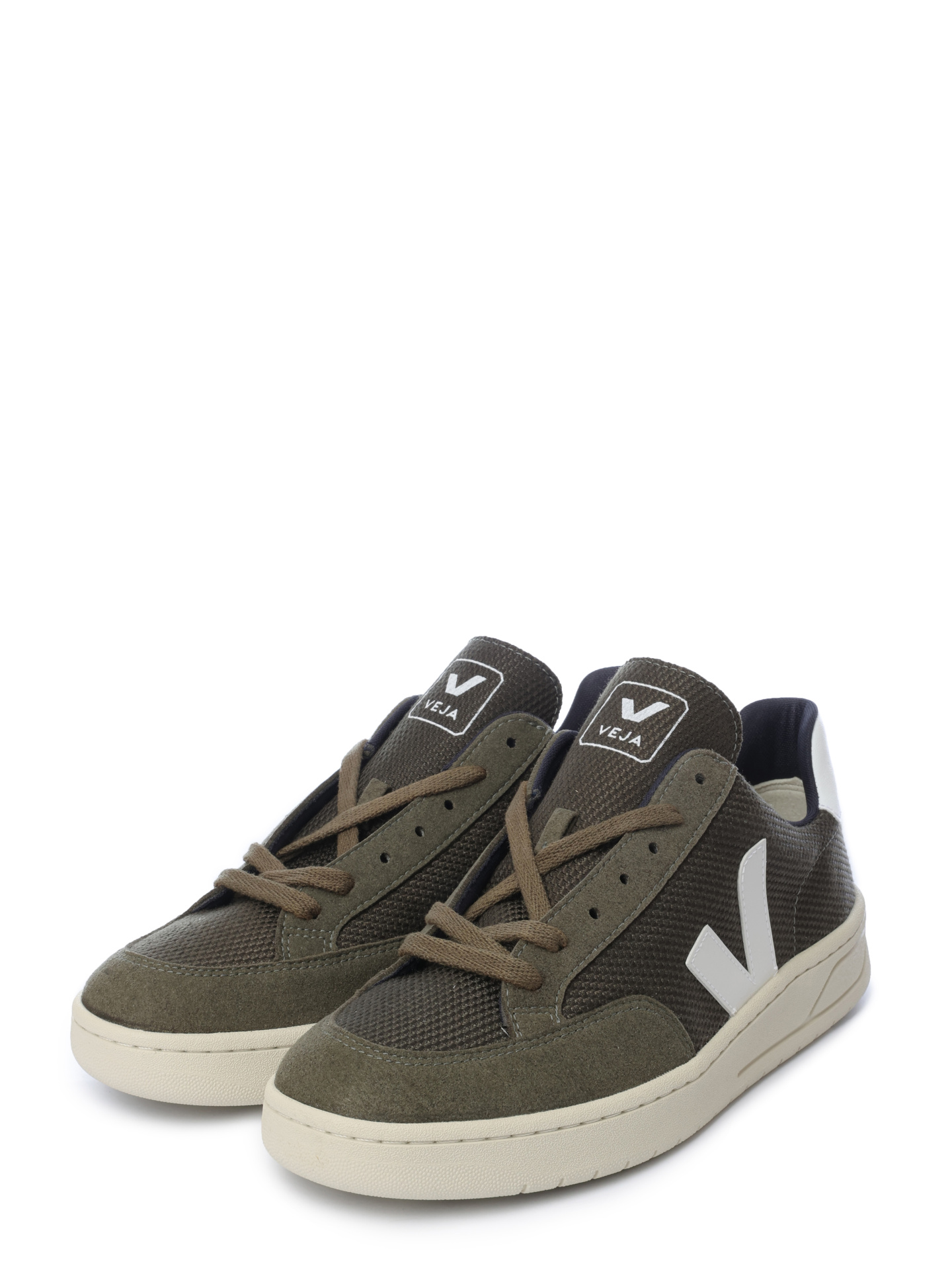 Кеды хаки с крупным белым логотипом сбоку  — купить в интернет-магазине Verdistore