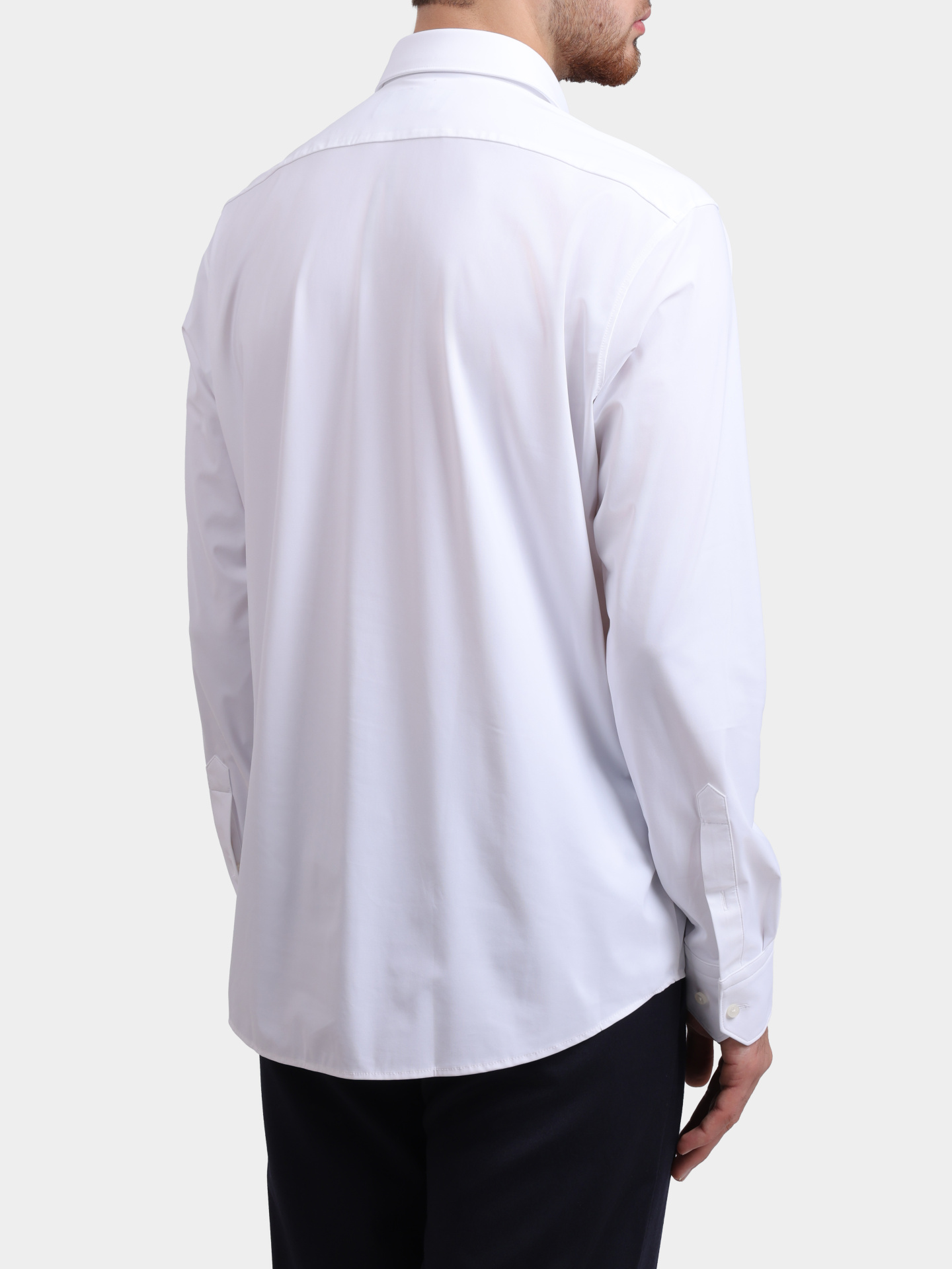 Рубашка Boss Black P-JOE-s-kent-C1-222 10248739 01 50539043 100 белая мужская прямого кроя — купить в интернет-магазине Verdistore