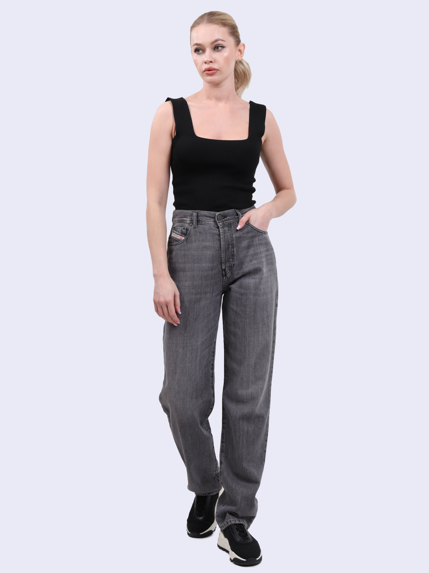 Джинсы Diesel A05346068EU02 серые женские — купить в интернет-магазине Verdistore