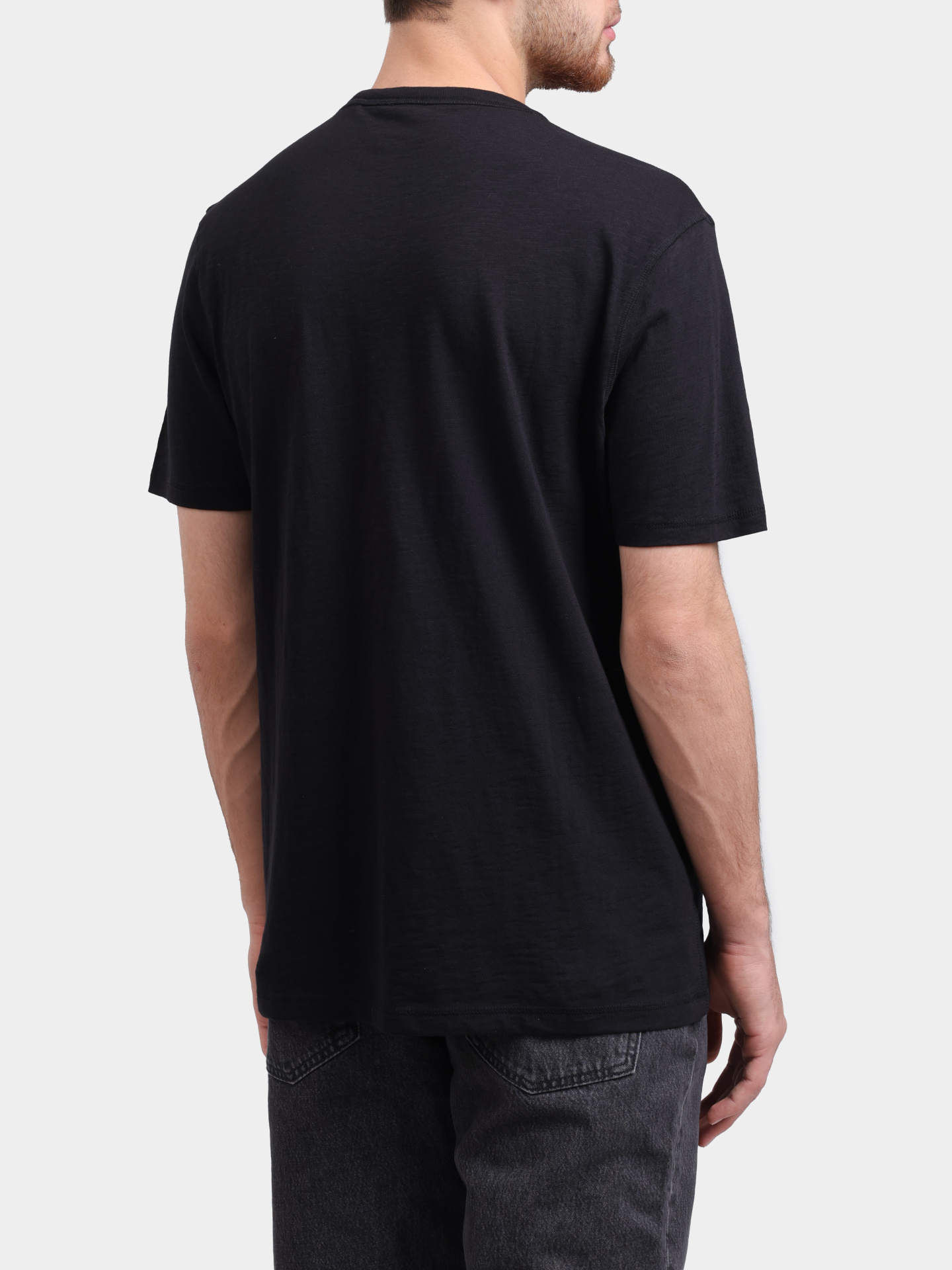 Футболка Boss Orange Tegood 10240843 01 50508243 001 черная мужская с маленьким логотипом  — купить в интернет-магазине Verdistore