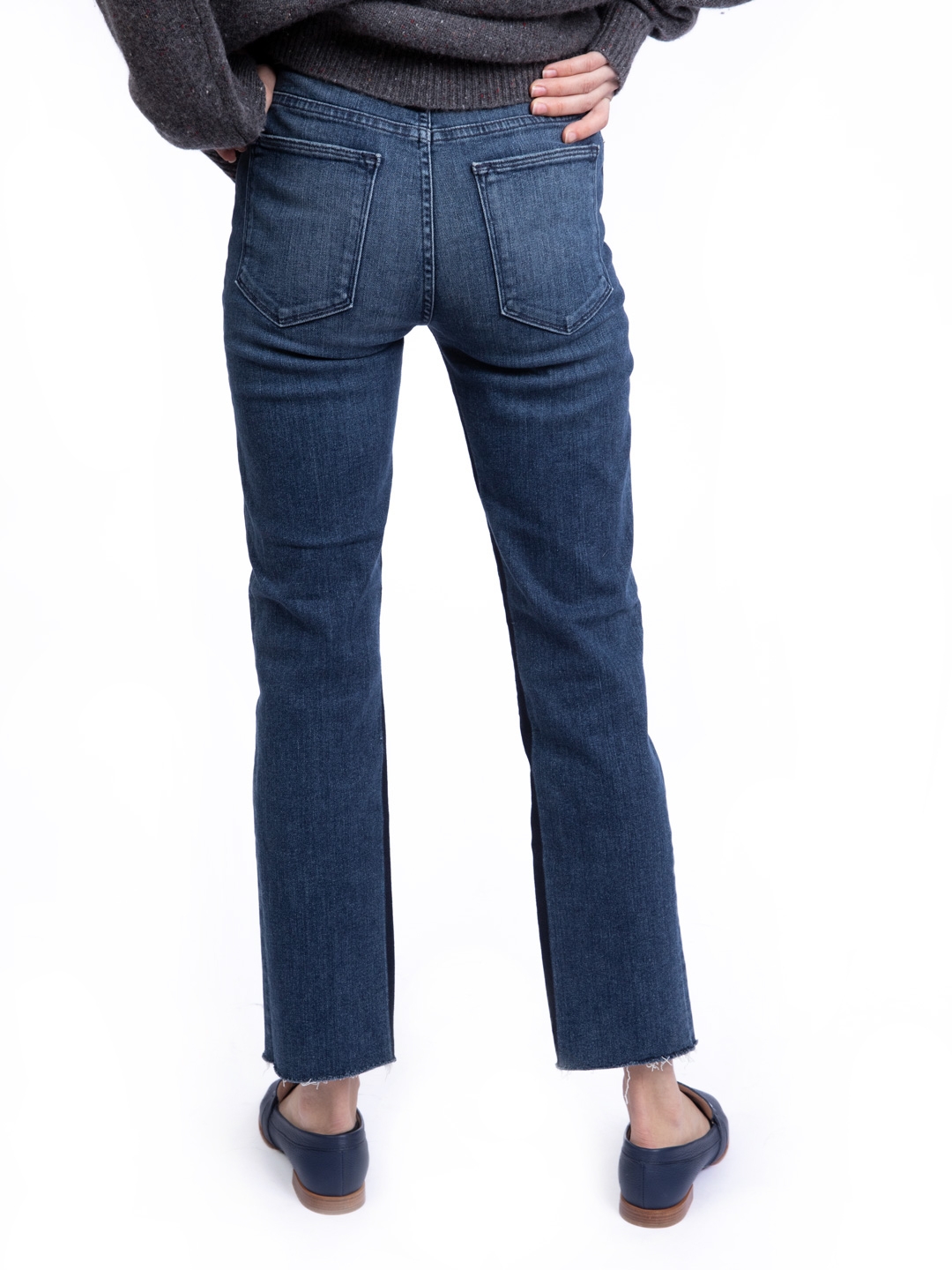 Джинсы с контрастными вставками — купить в интернет-магазине Verdistore