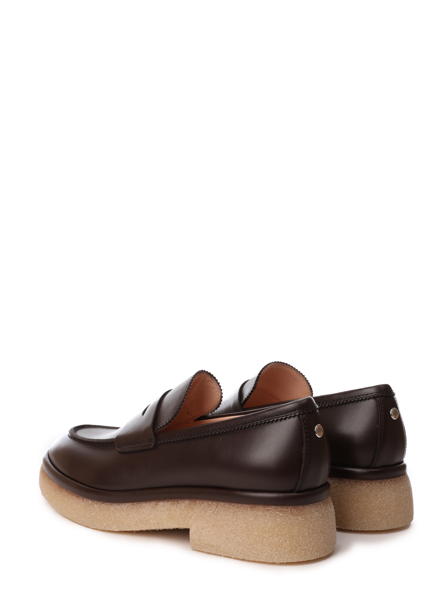 Лоферы AGL D721058PWWALDI 0724 коричневые женские — купить в интернет-магазине Verdistore