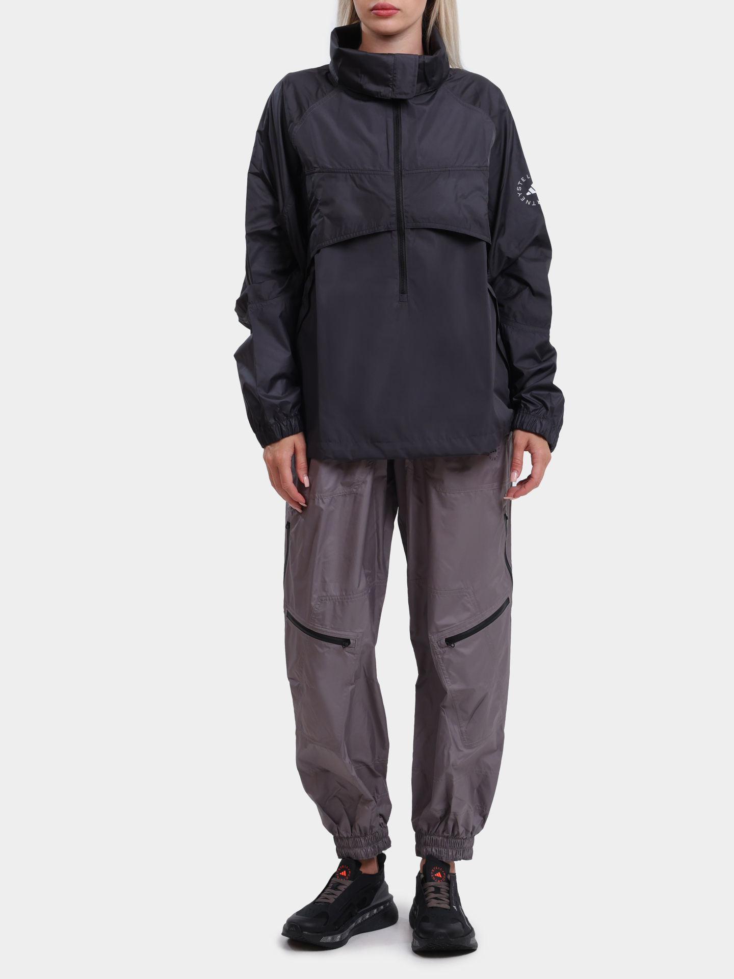 Куртка Adidas by Stella McCartney JG1066 BLACKUTILITYBLACK черная женская — купить в интернет-магазине Verdistore