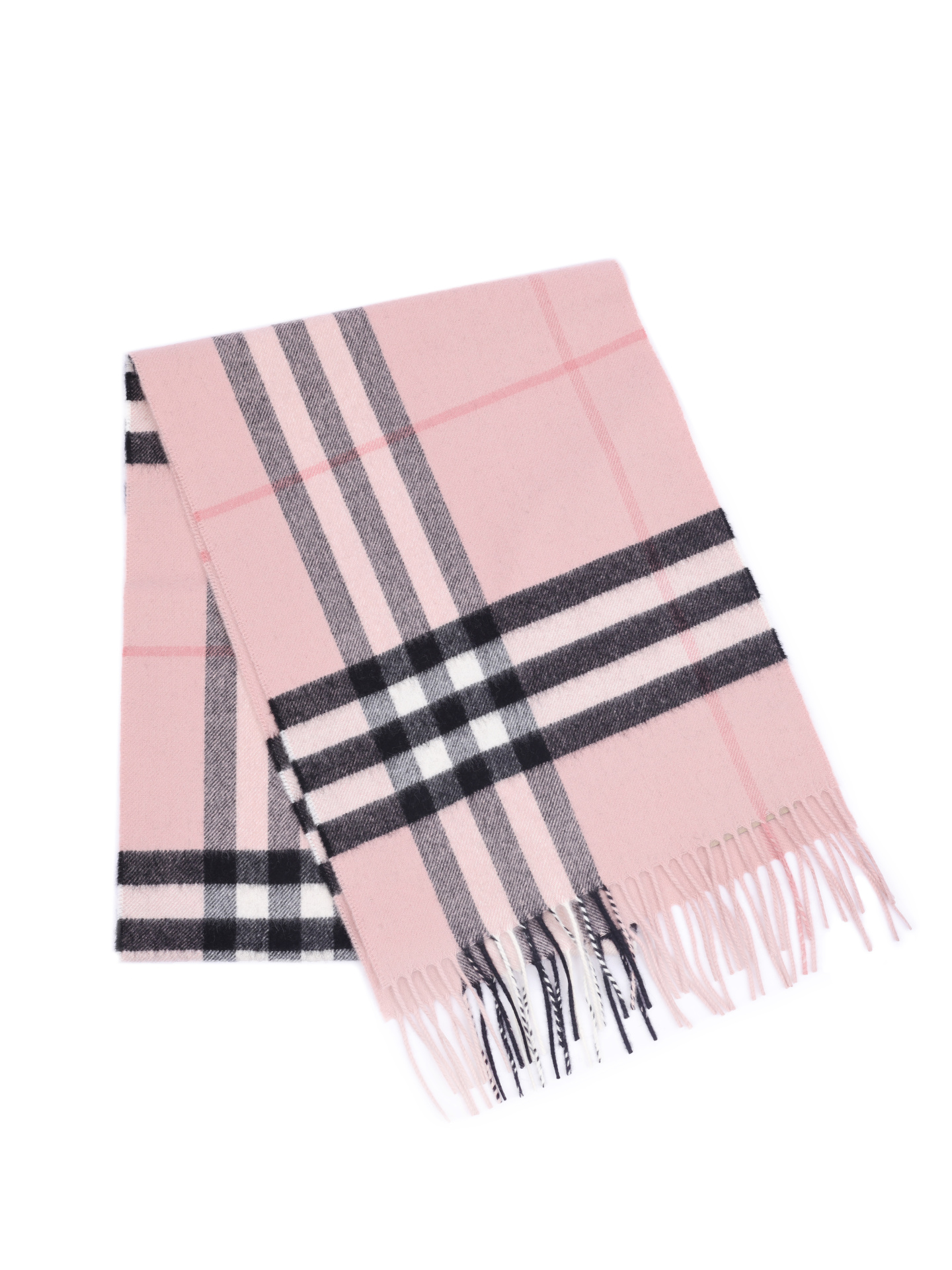 Шарф Burberry 3994133 пастельно-розовый мужской в клетку — купить в интернет-магазине Verdistore