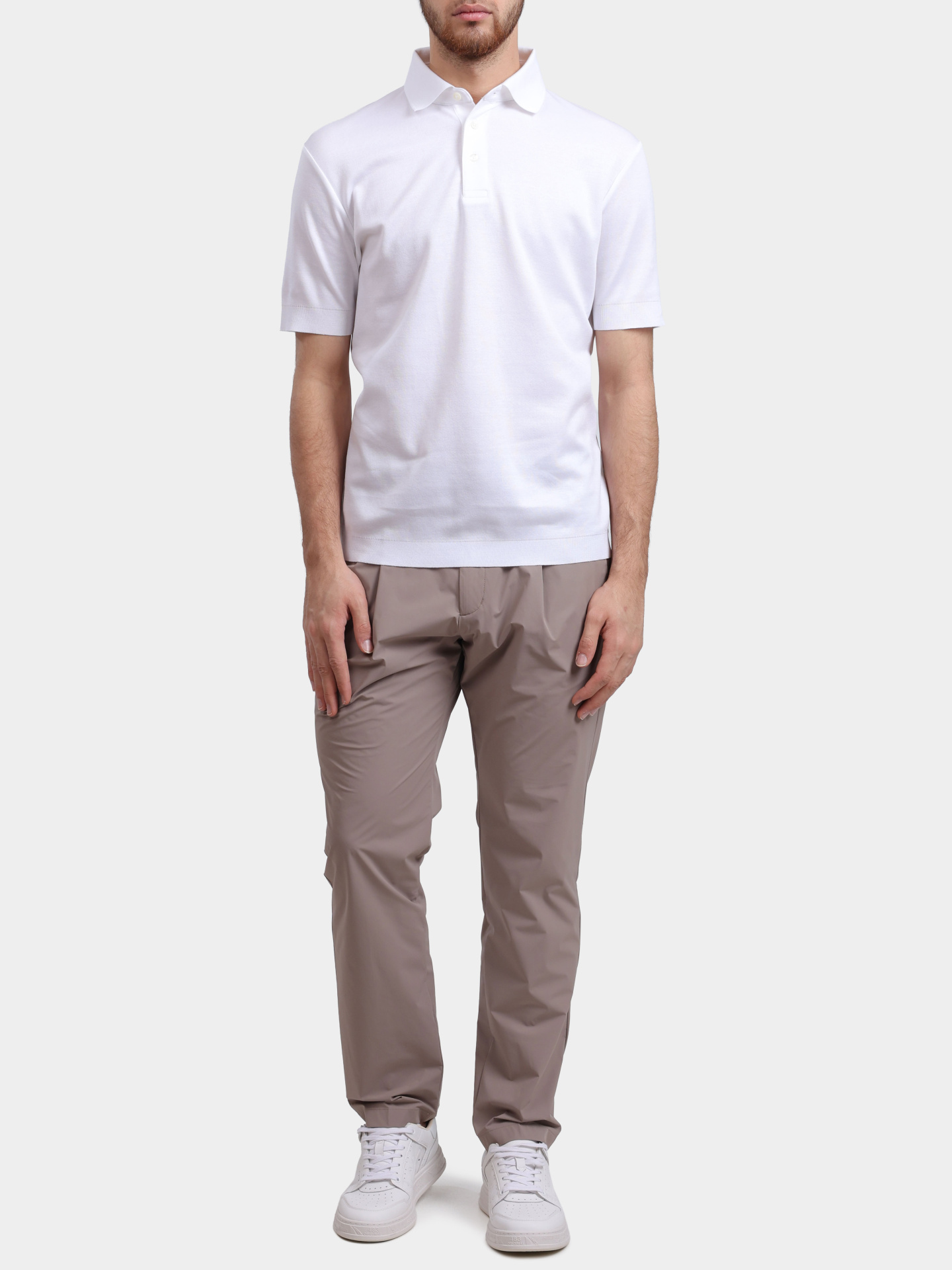 Поло Herno JPL00125U 52059 1000 хлопковое мужское — купить в интернет-магазине Verdistore