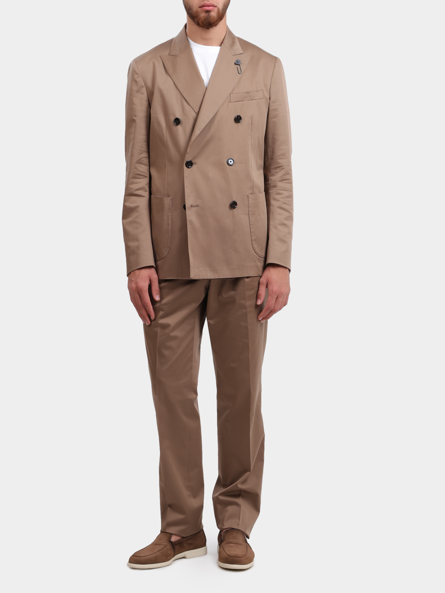 Пиджак 6201E IF64402 400 песочный хлопковый  — купить в интернет-магазине Verdistore