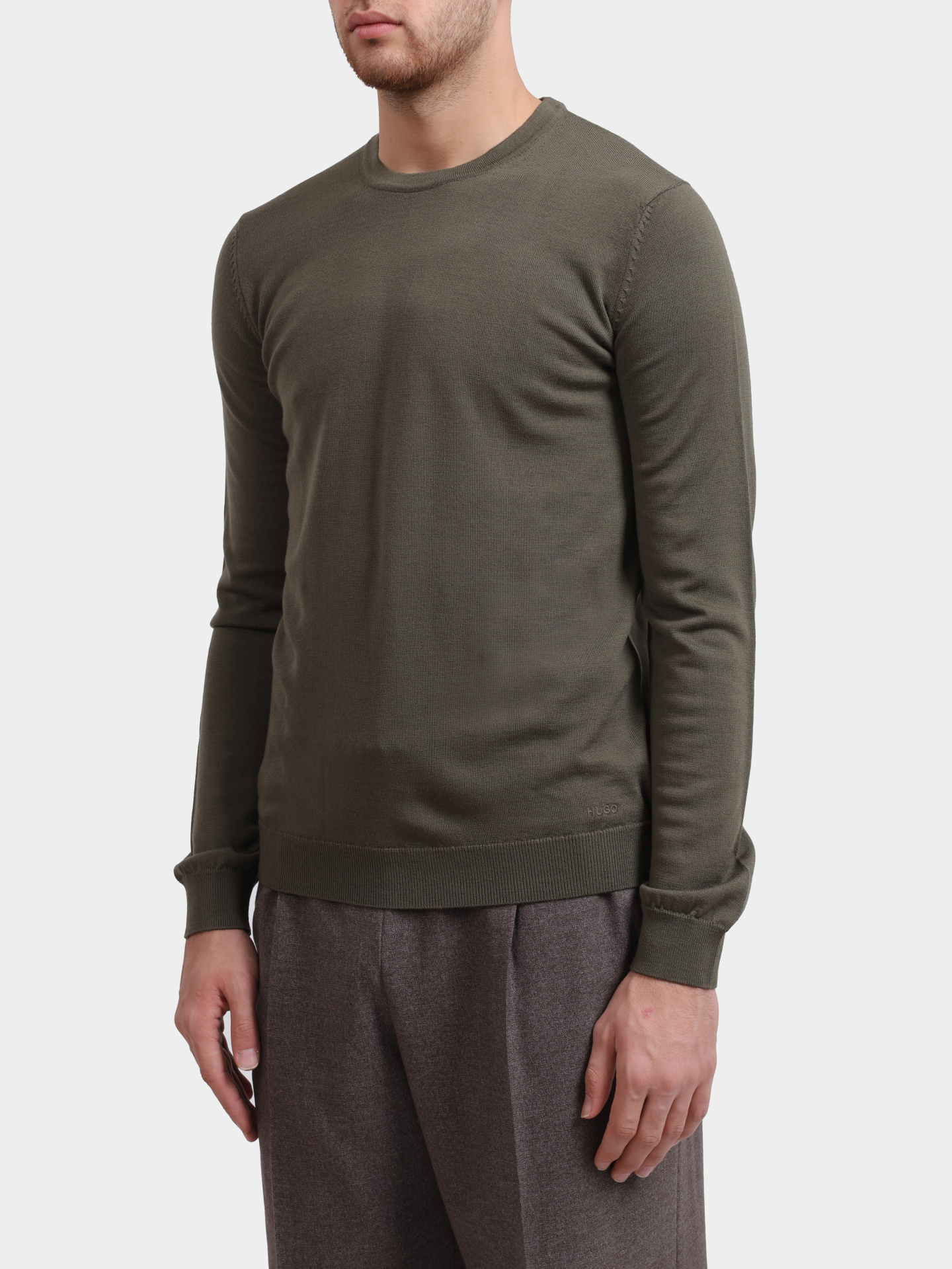 Свитер Hugo San Cedric-M1 10244128 мужской фактурной вязки — купить в интернет-магазине Verdistore