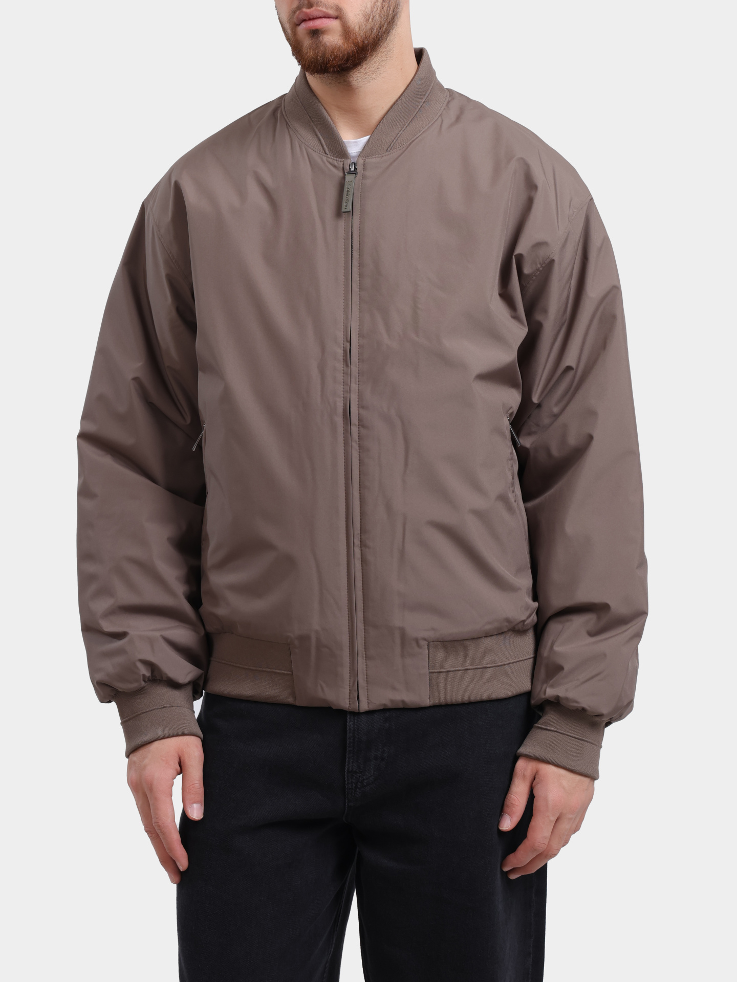 Бомбер Calvin Klein LV04LC513G CEF коричневый мужской — купить в интернет-магазине Verdistore