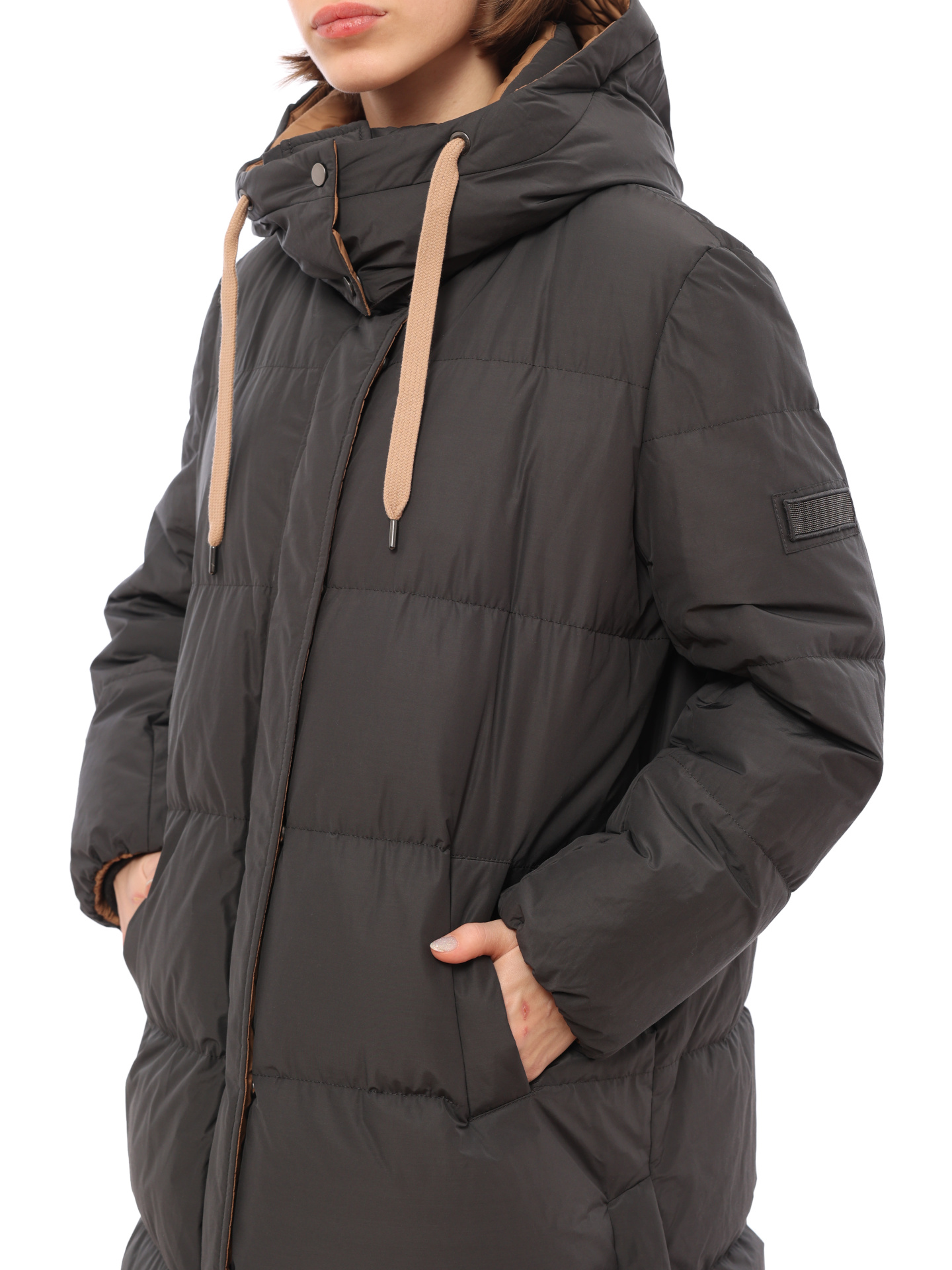 Пуховик Brunello Cucinelli MB5749745 C2126 удлиненный женский — купить в интернет-магазине Verdistore