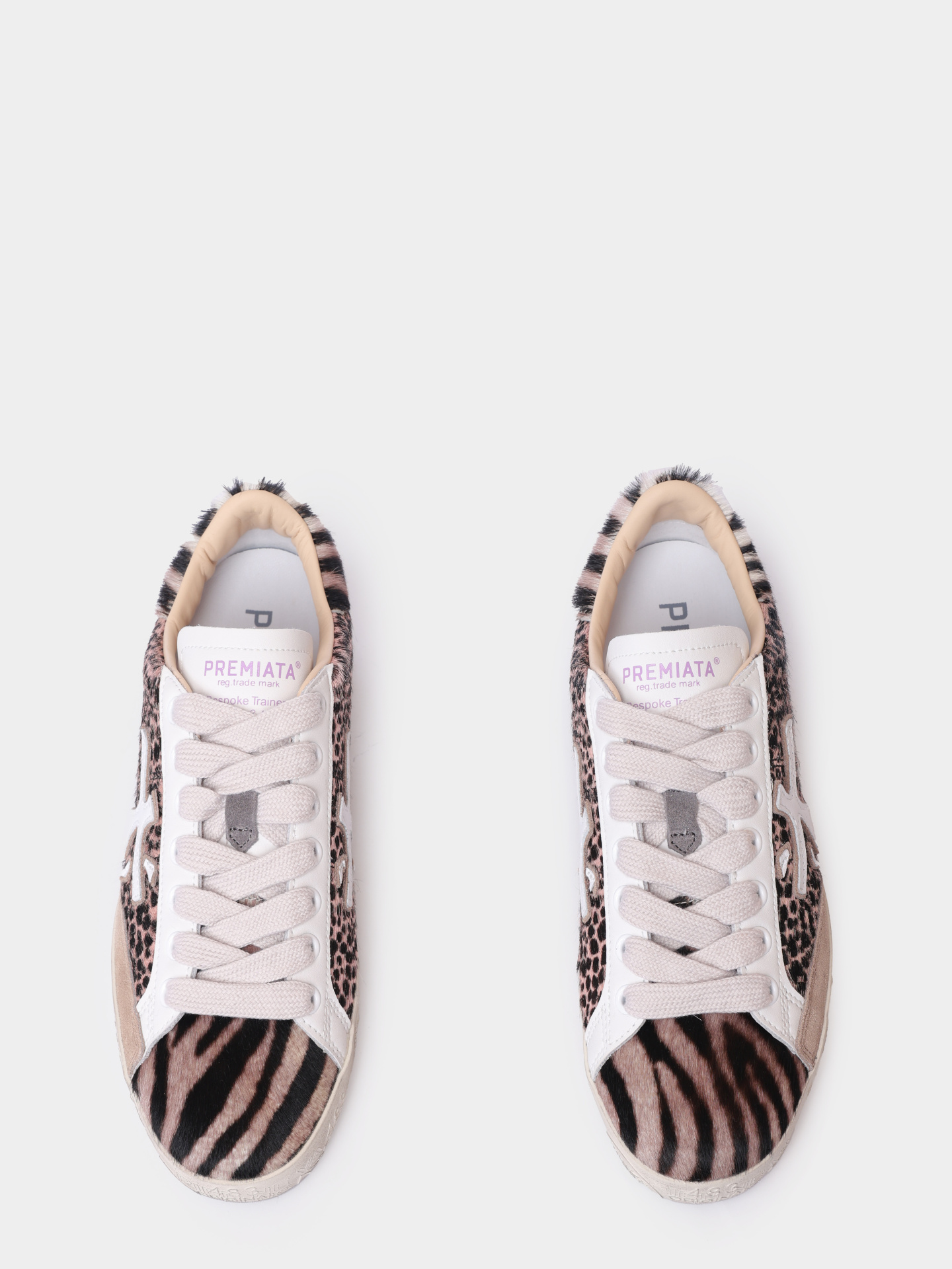 Кеды Premiata STEVEND VAR 6935 комбинированные женские с принтом — купить в интернет-магазине Verdistore