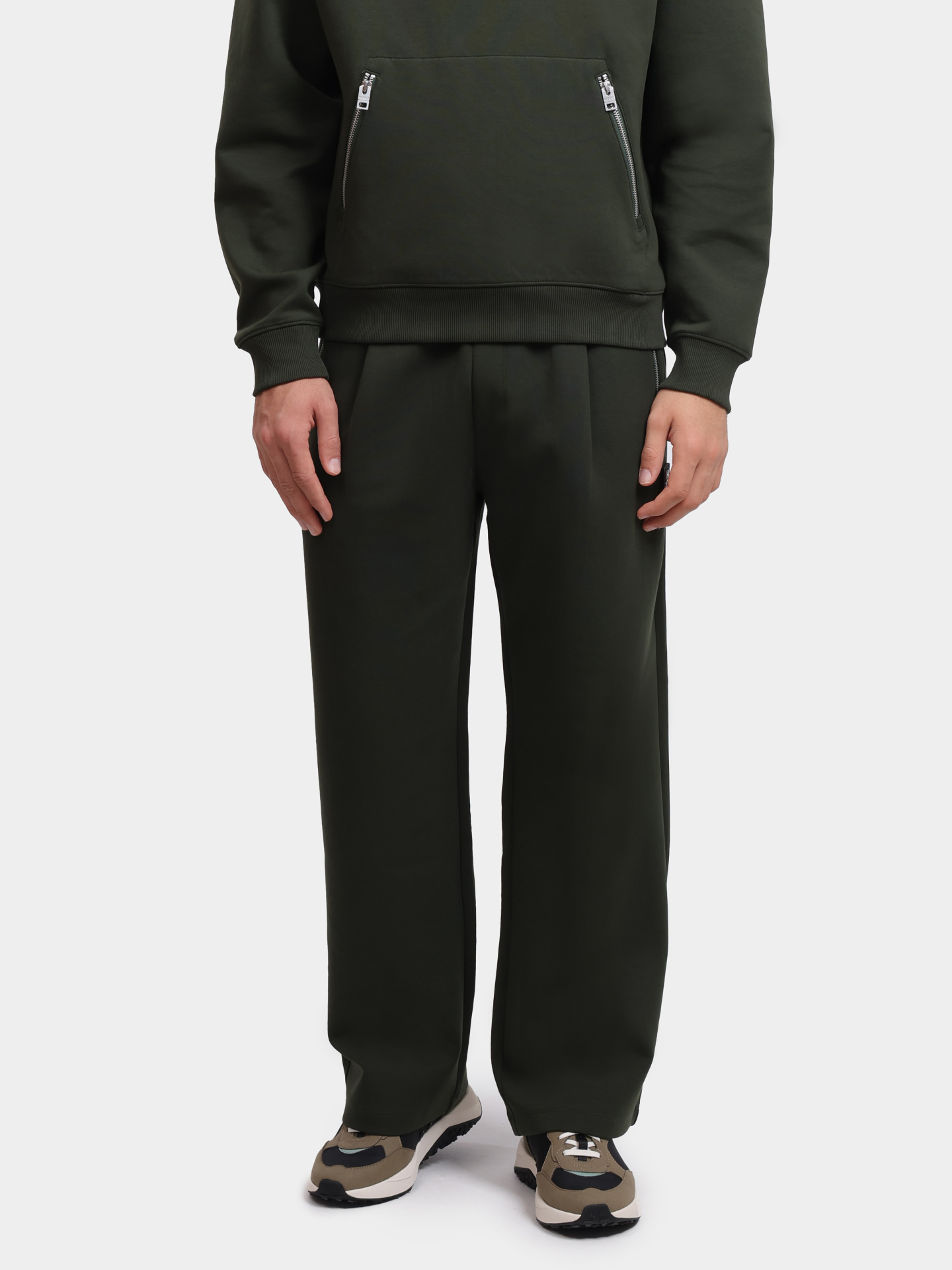 Брюки спортивные Hugo 50542589 309 зеленые мужские — купить в интернет-магазине Verdistore