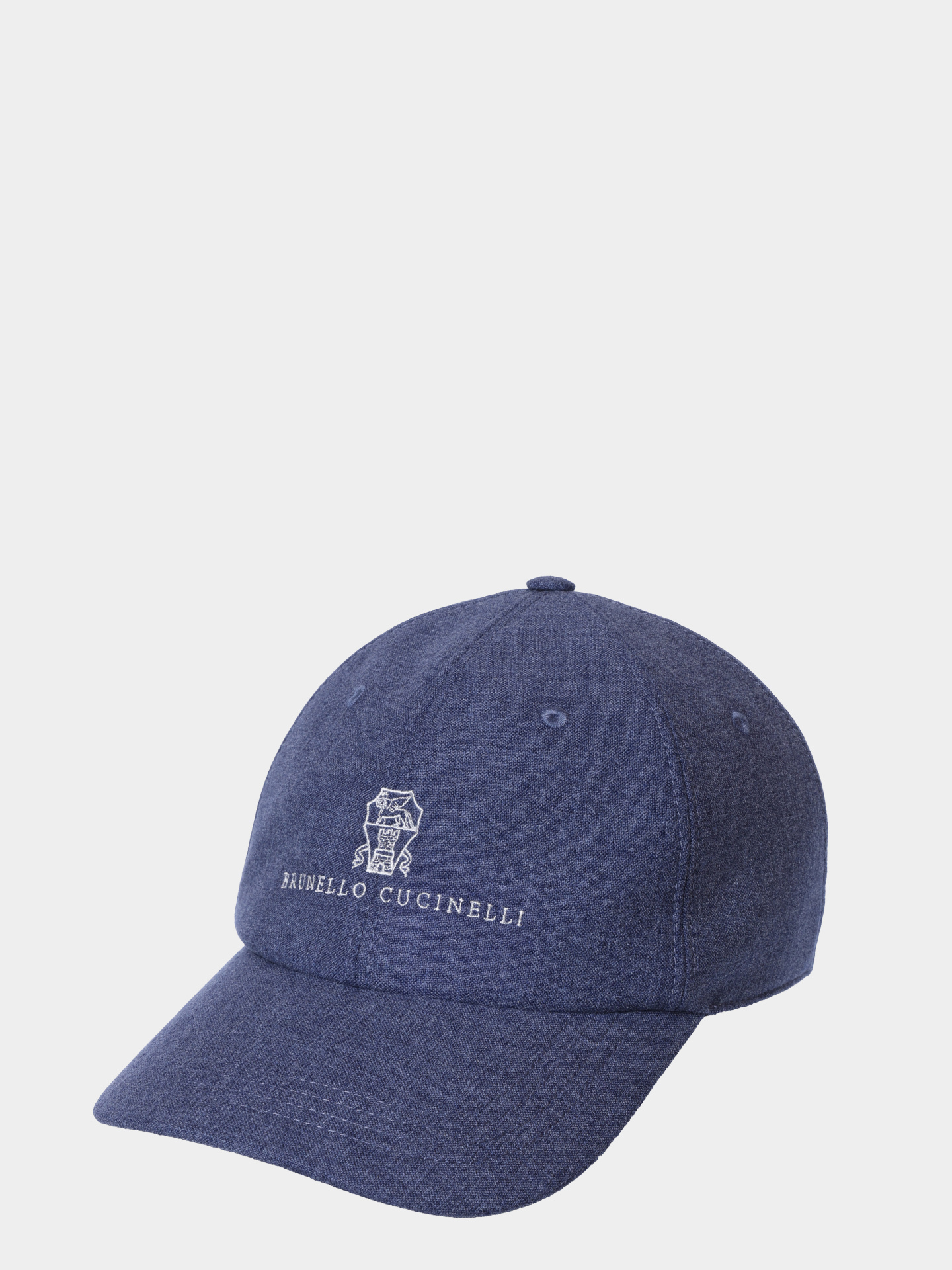Бейсболка Brunello Cucinelli MR4999850 CKQ52 синяя мужская — купить в интернет-магазине Verdistore