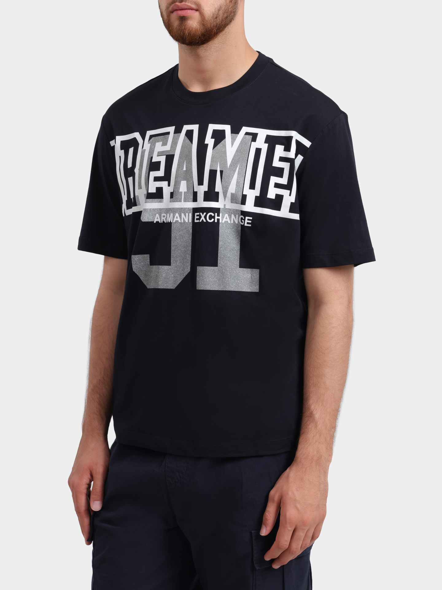 Футболка Armani Exchange XM002488 AF10358 UB101 хлопковая мужская — купить в интернет-магазине Verdistore