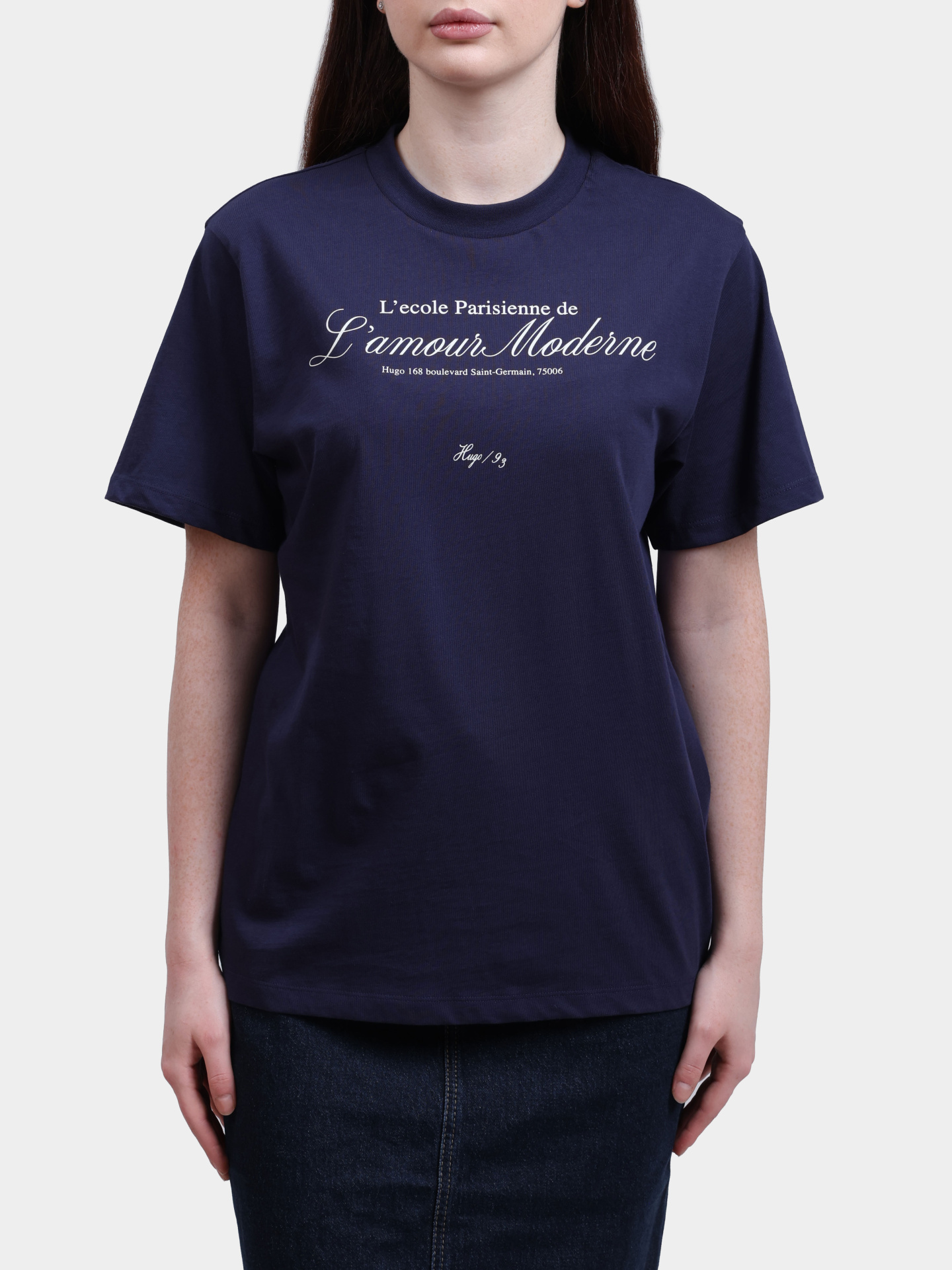 Футболка Hugo 50545551 418 хлопковая женская — купить в интернет-магазине Verdistore