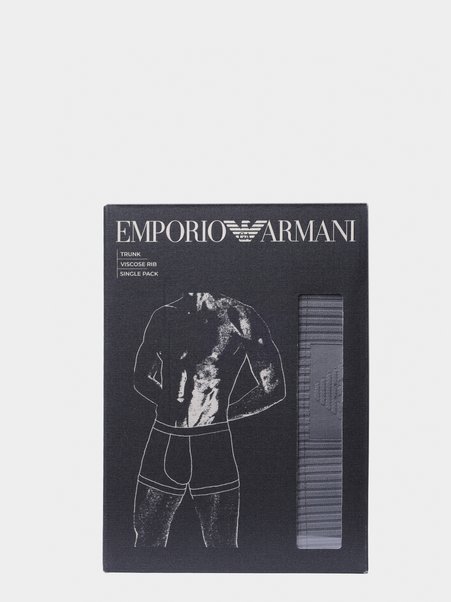 Трусы Emporio Armani EM000231 AF18892 F8033 серые мужские  — купить в интернет-магазине Verdistore