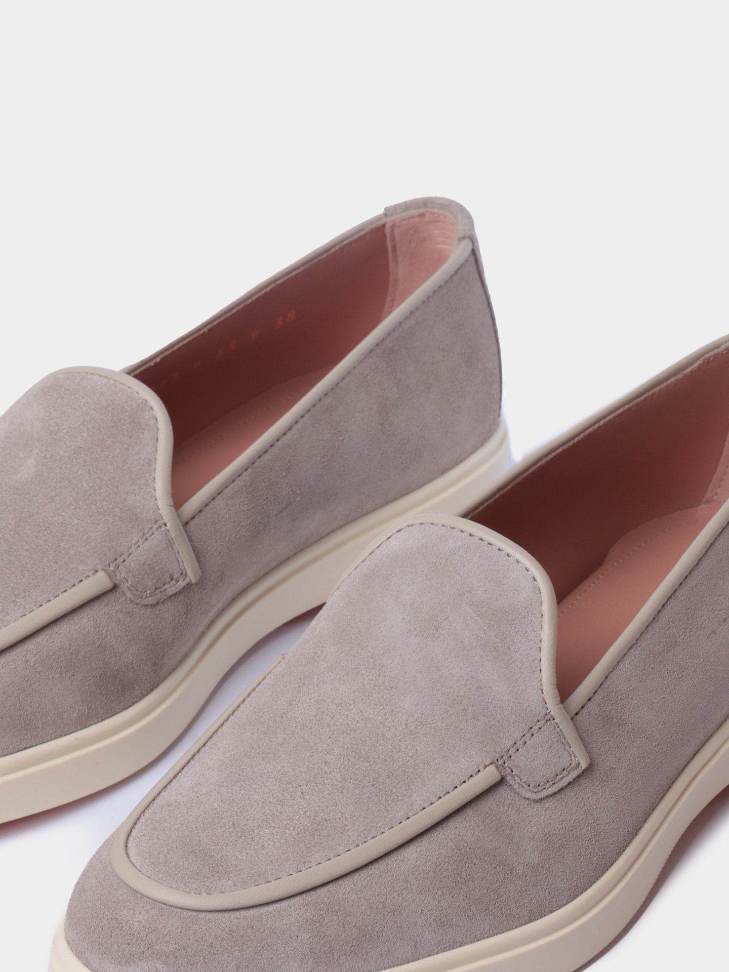 Лоферы Santoni WUYG72027TISNORBM45 замшевые женские — купить в интернет-магазине Verdistore