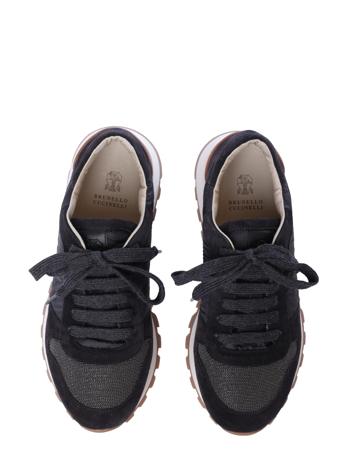Кроссовки Brunello Cucinelli MZSFG1960 C101 комбинированные женские — купить в интернет-магазине Verdistore