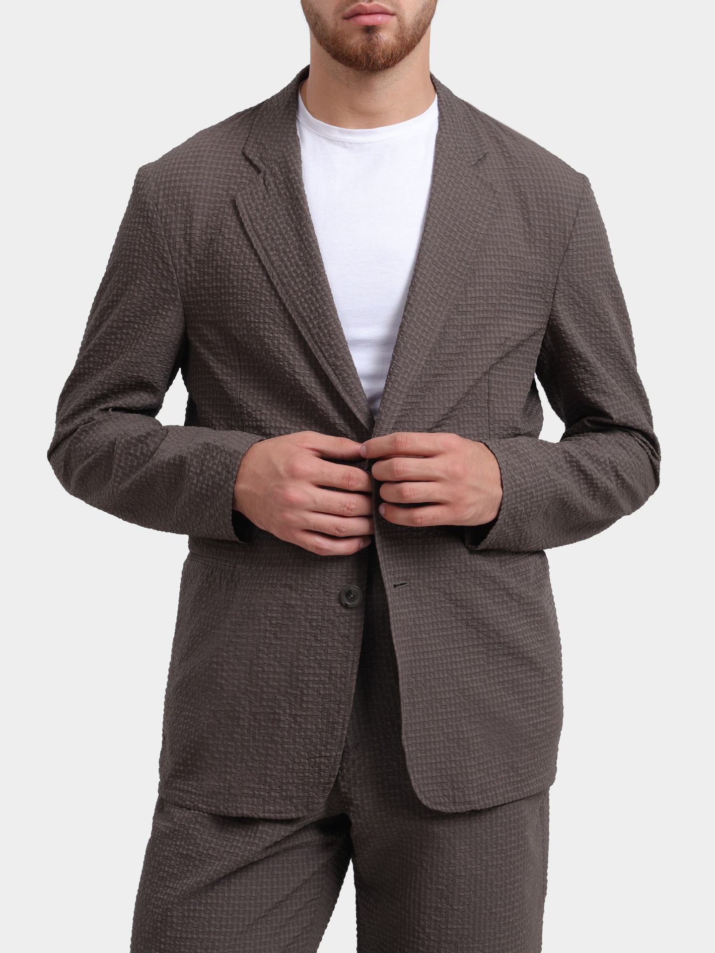 Пиджак Emporio Armani EM005801 TE20392 U6128 коричневый женский  — купить в интернет-магазине Verdistore
