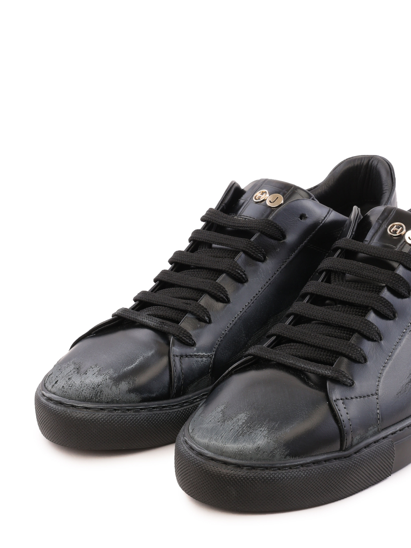 Кеды черные кожаные глянцевые  — купить в интернет-магазине Verdistore