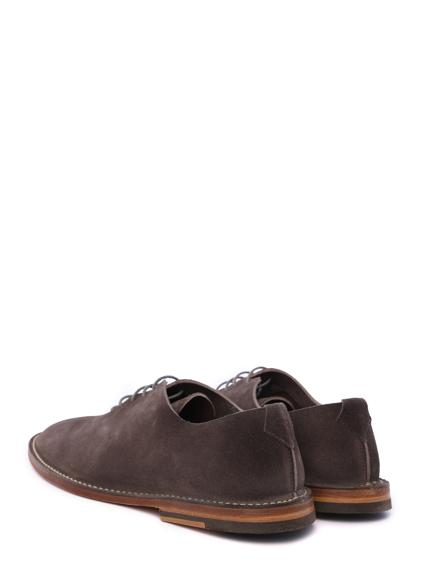 Туфли коричневые замшевые невысокие  — купить в интернет-магазине Verdistore