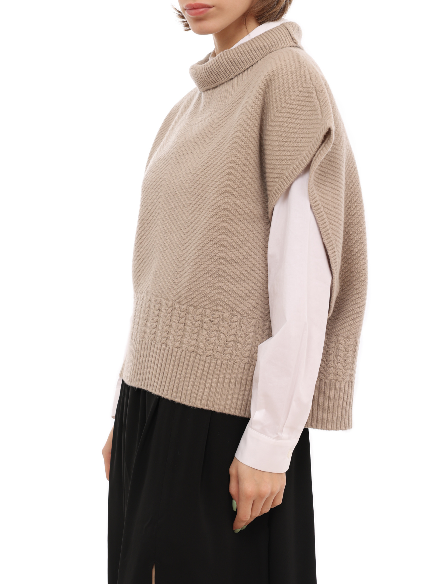 Джемпер Armani Exchange 6LYM1L YM1BZ 1768 бежевый женский из шерсти — купить в интернет-магазине Verdistore