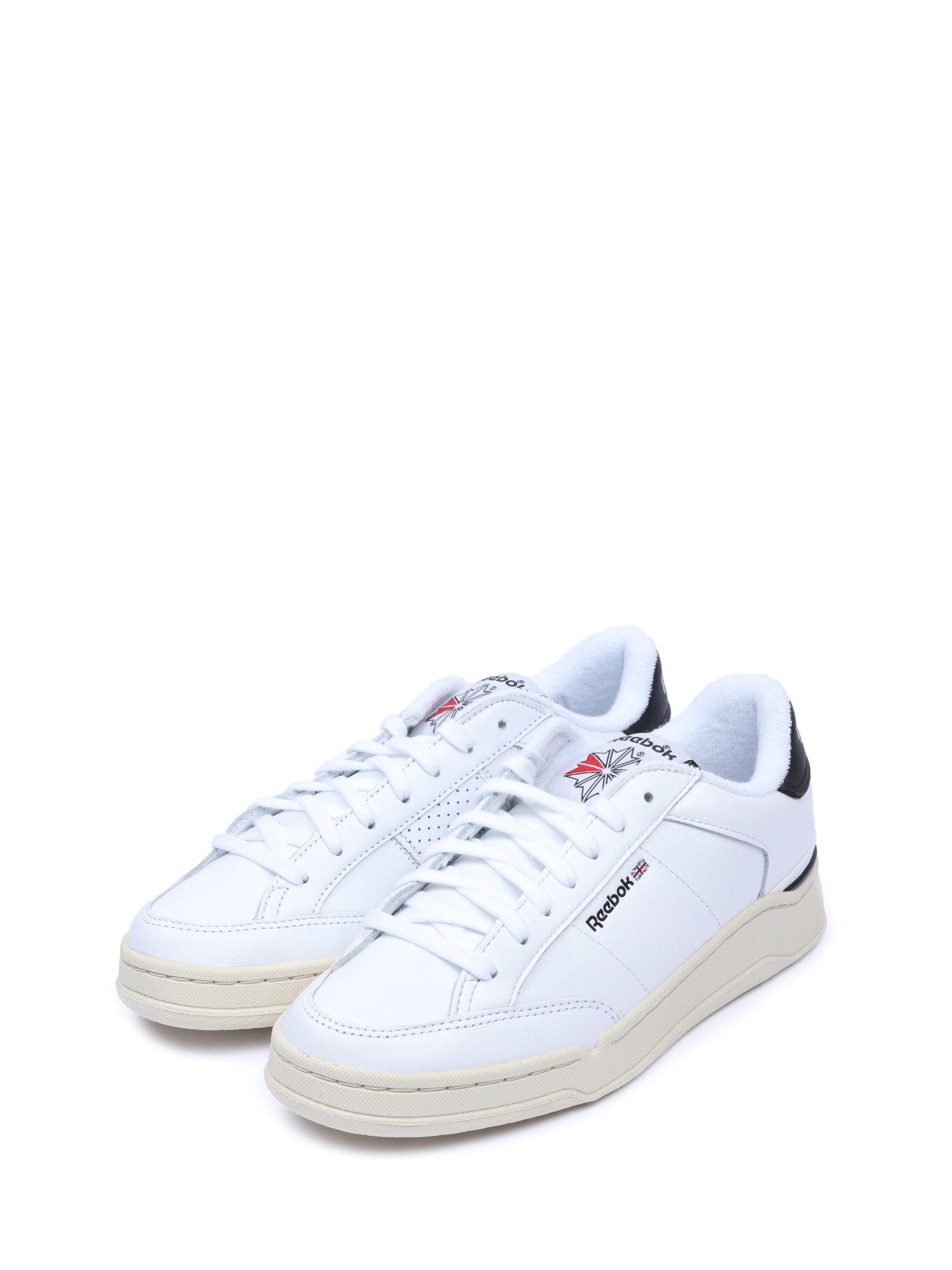 Кеды кожаные белые с черной задней частью  — купить в интернет-магазине Verdistore