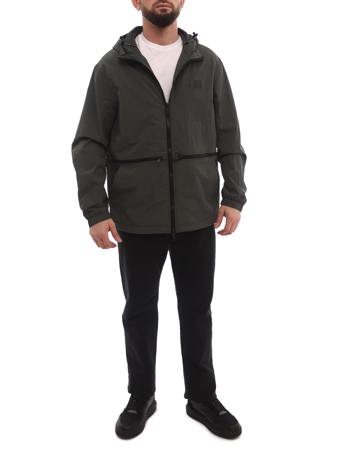 Куртка Armani Exchange 3LZB50 ZNBYZ 1839 хаки мужская на молнии — купить в интернет-магазине Verdistore