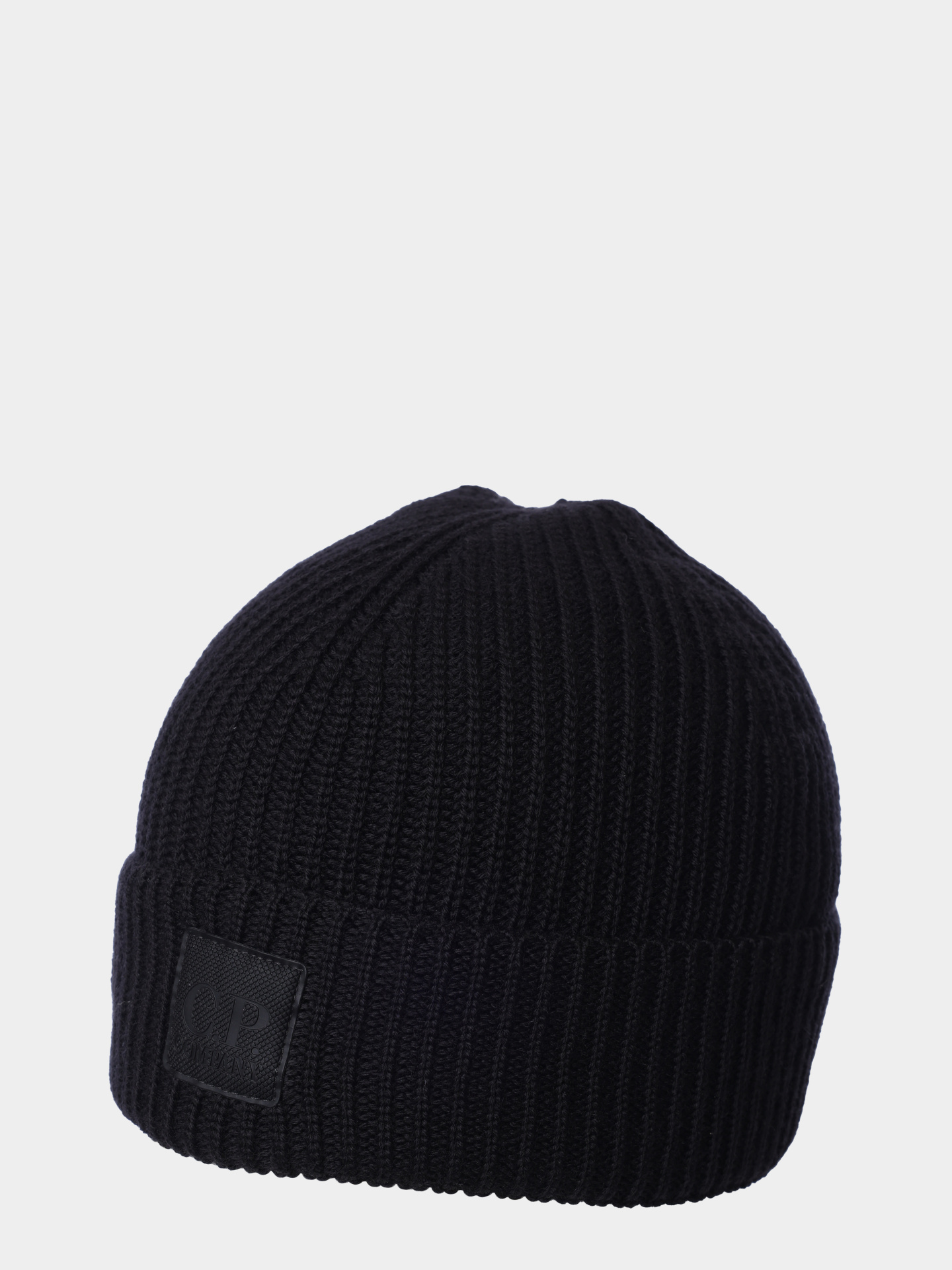 Шапка C.P. Company 19CLAC042A-005509A 999 черная мужская из шерсти  — купить в интернет-магазине Verdistore