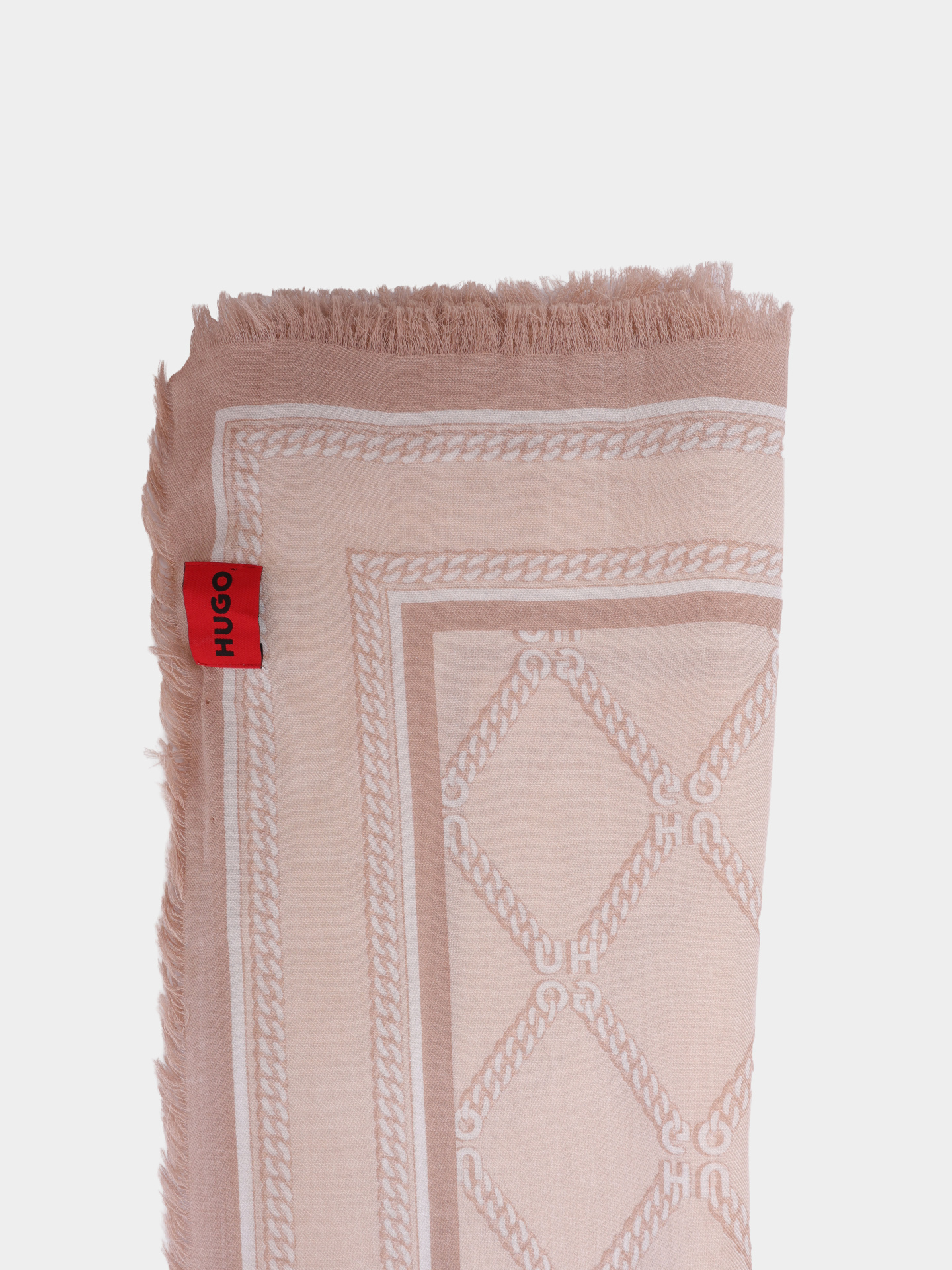 Платок Hugo 50517680 002 бежевый женский — купить в интернет-магазине Verdistore