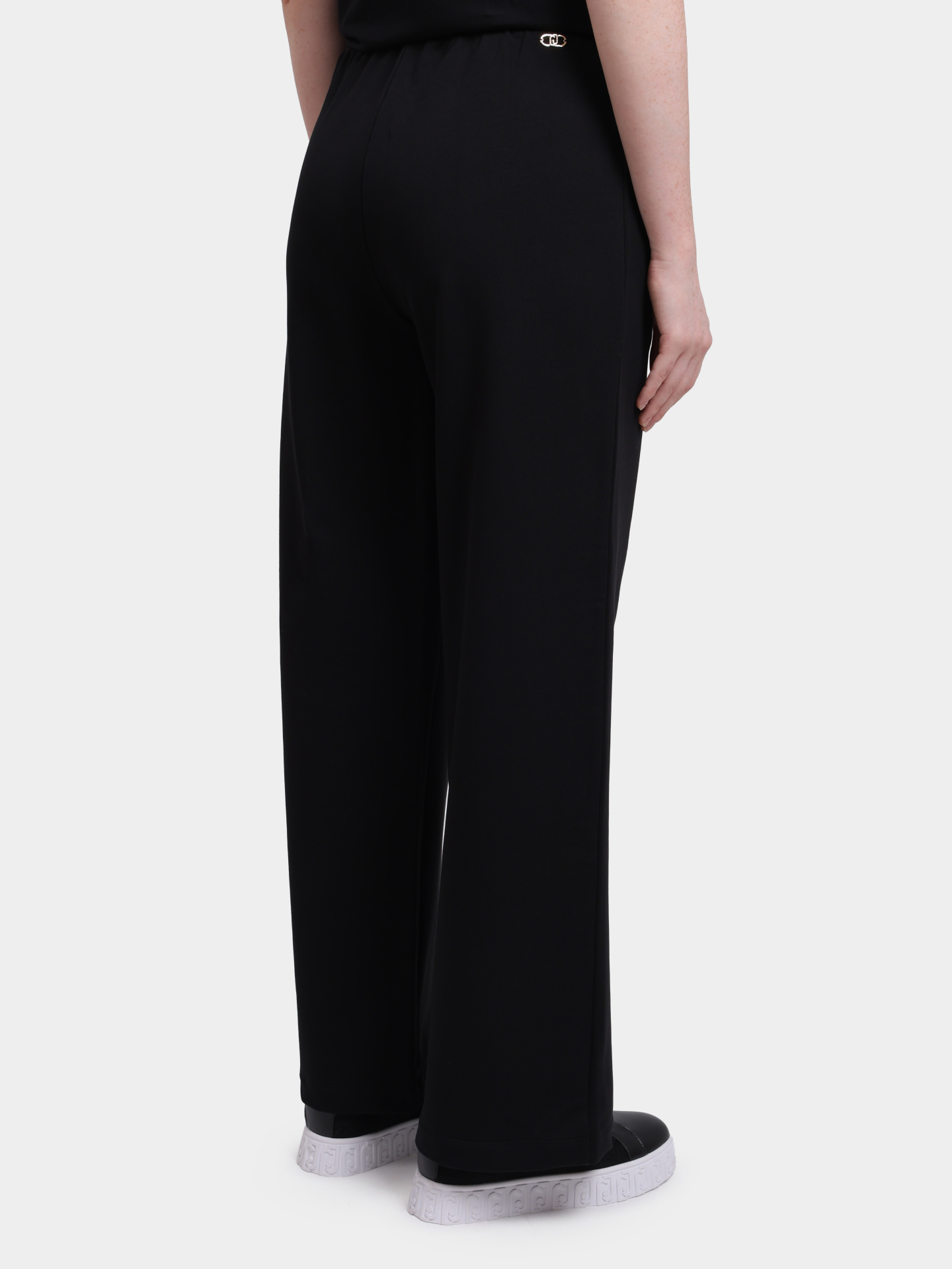 Брюки Liu-Jo TF5098 FS090 22222 черные женские из хлопка — купить в интернет-магазине Verdistore