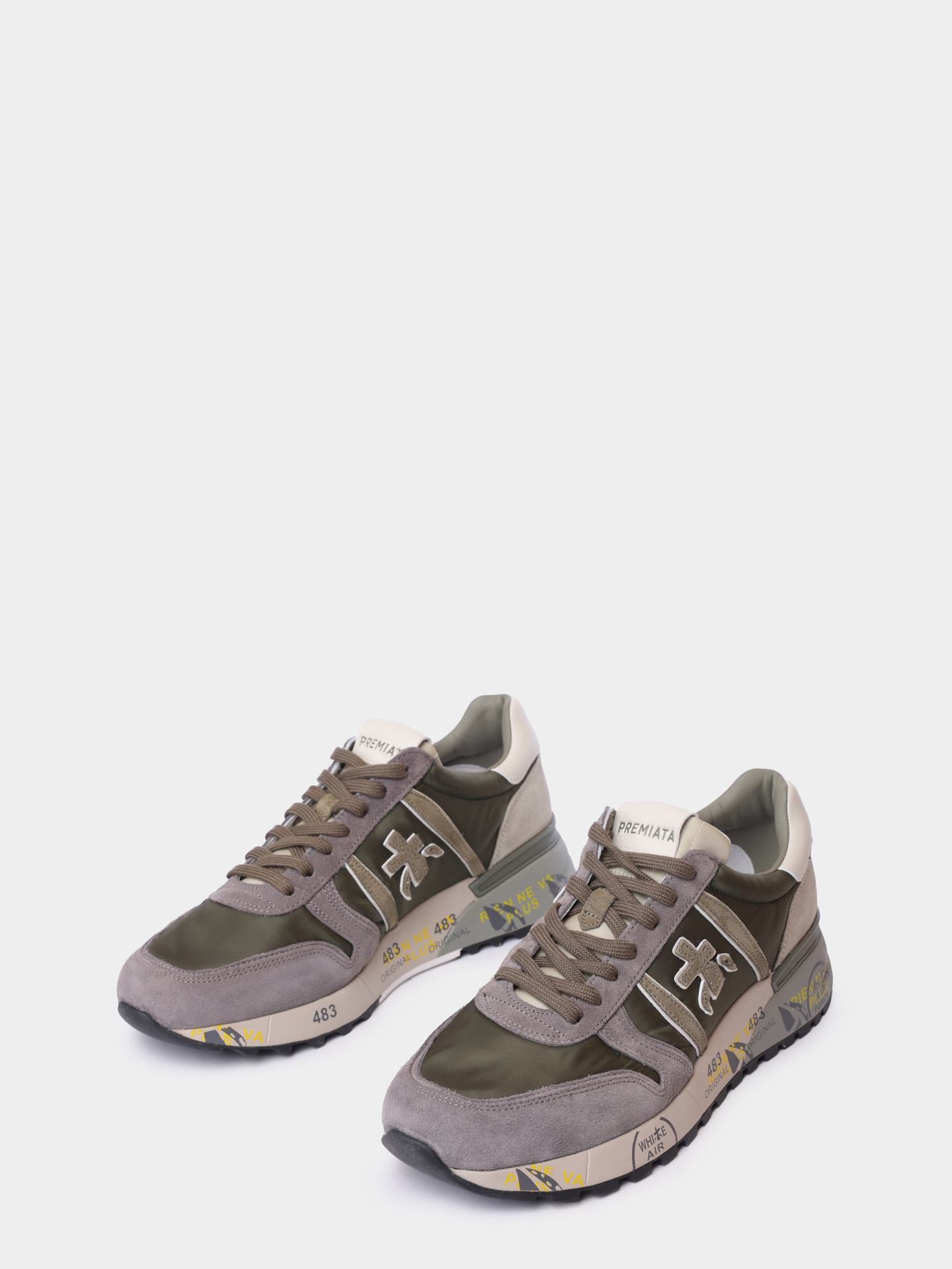 Кроссовки Premiata LANDER VAR 7706 комбинированные мужские — купить в интернет-магазине Verdistore