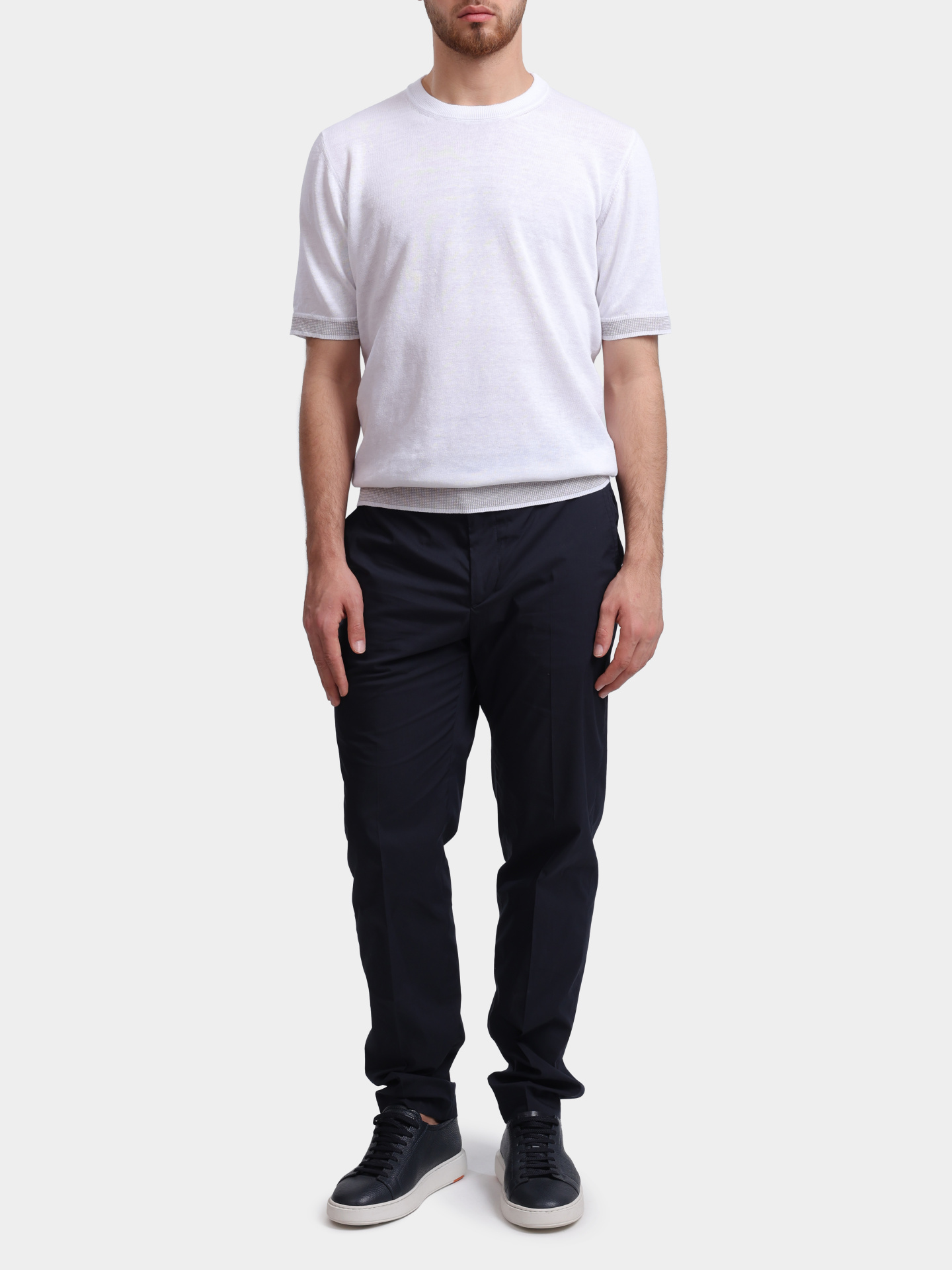 Брюки Peserico R54295D 29 162 темно-синие мужские — купить в интернет-магазине Verdistore