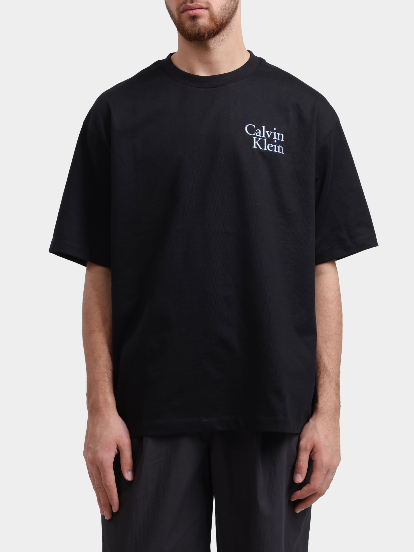 Футболка Calvin Klein Jeans LV04RC808G UB1 хлопковая мужская — купить в интернет-магазине Verdistore