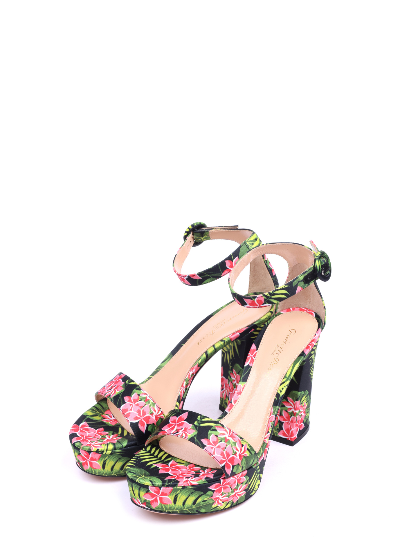 Босоножки Gianvito Rossi 60288 текстильные женские — купить в интернет-магазине Verdistore