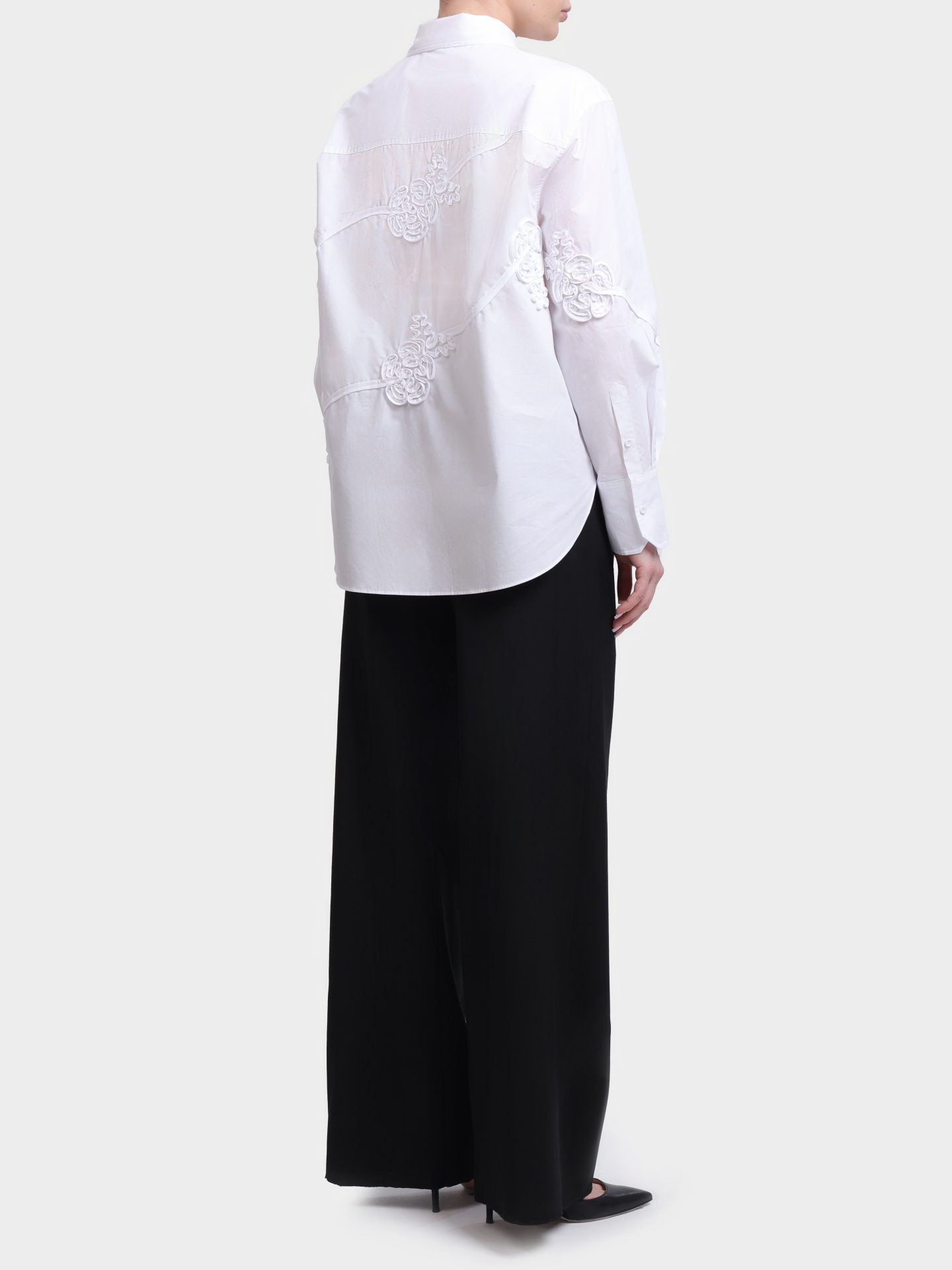 Брюки Marella MLLCOMO 003 женские черные прямог кроя — купить в интернет-магазине Verdistore